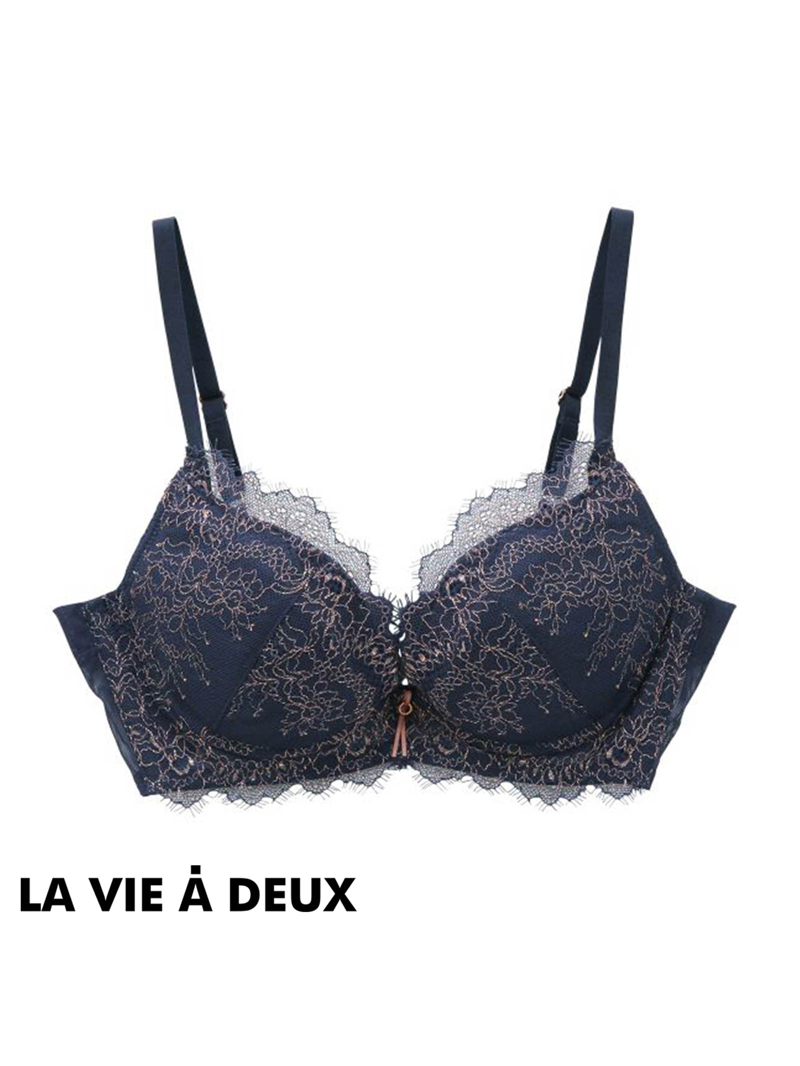 【mignon LA VIE A DEUX】アイラッシュレースブラジャー単品[LAM2002]