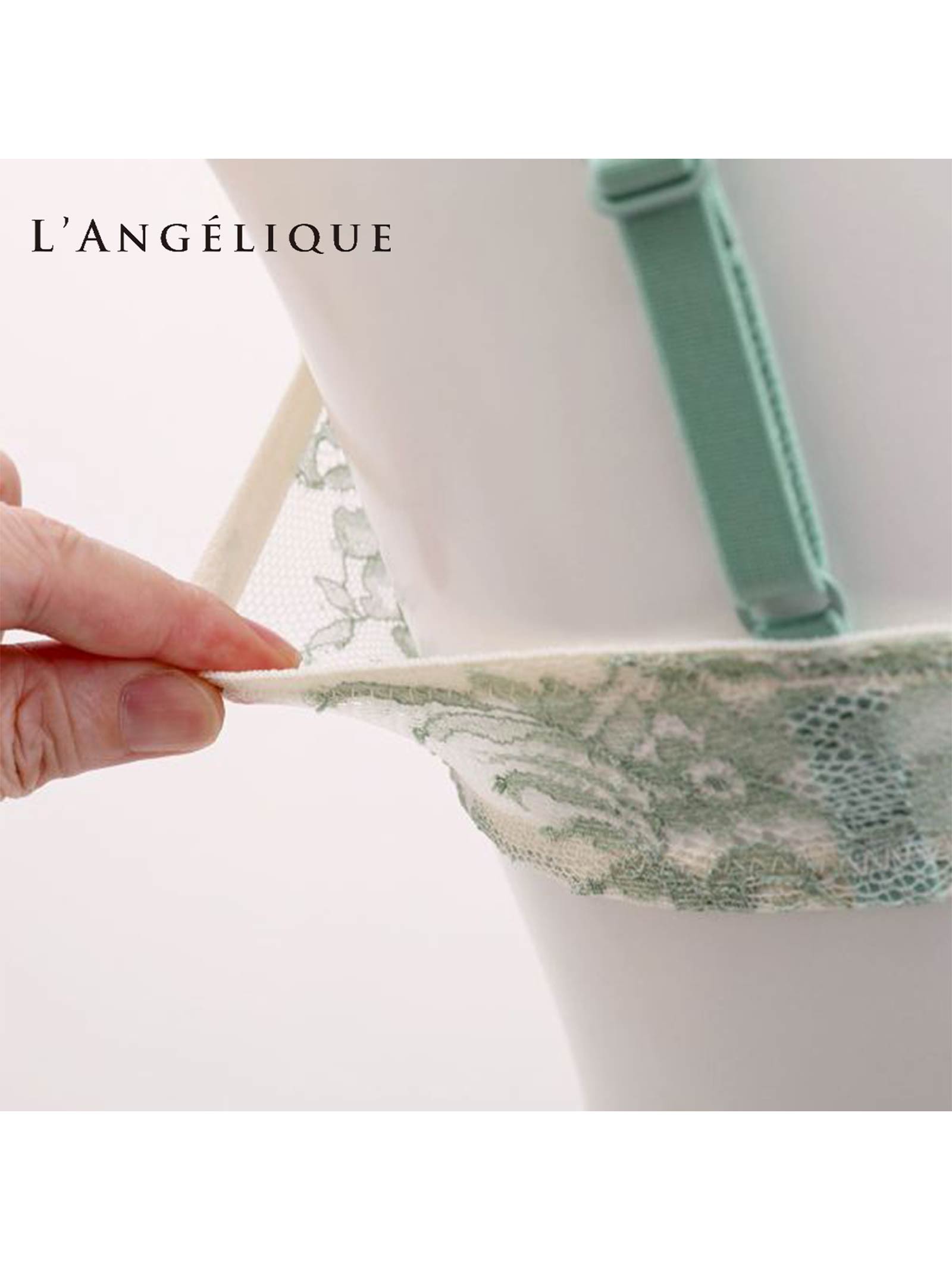 【L'ANGELIQUE】Luz(ルス)3/4カップブラジャー単品[LILA150D]