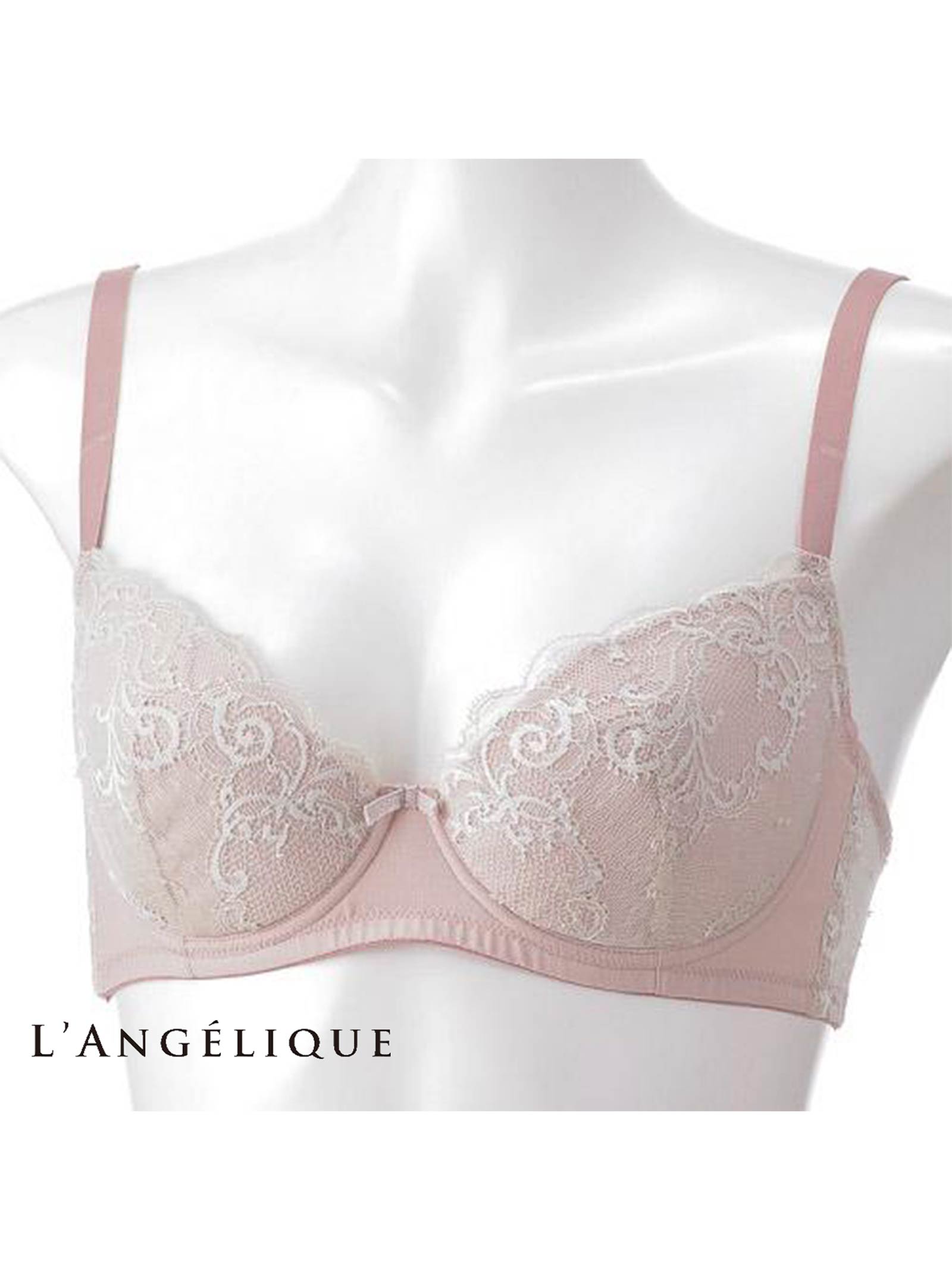 【L'ANGELIQUE】ADRIENNE(アドリエンヌ)３/４カップブラジャー単品[LINA110BC]