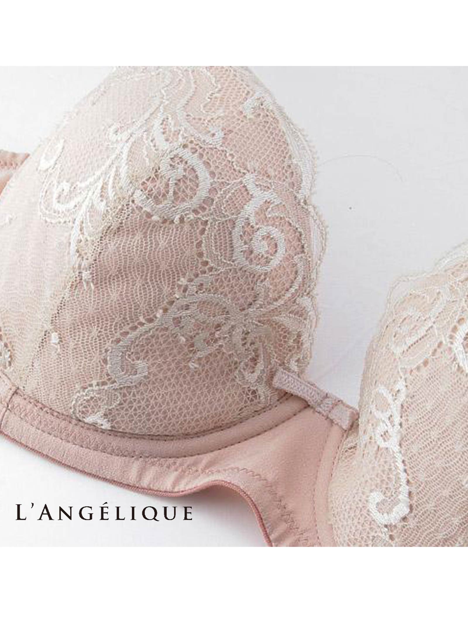 【L'ANGELIQUE】ADRIENNE(アドリエンヌ)３/４カップブラジャー単品[LINA110BC]