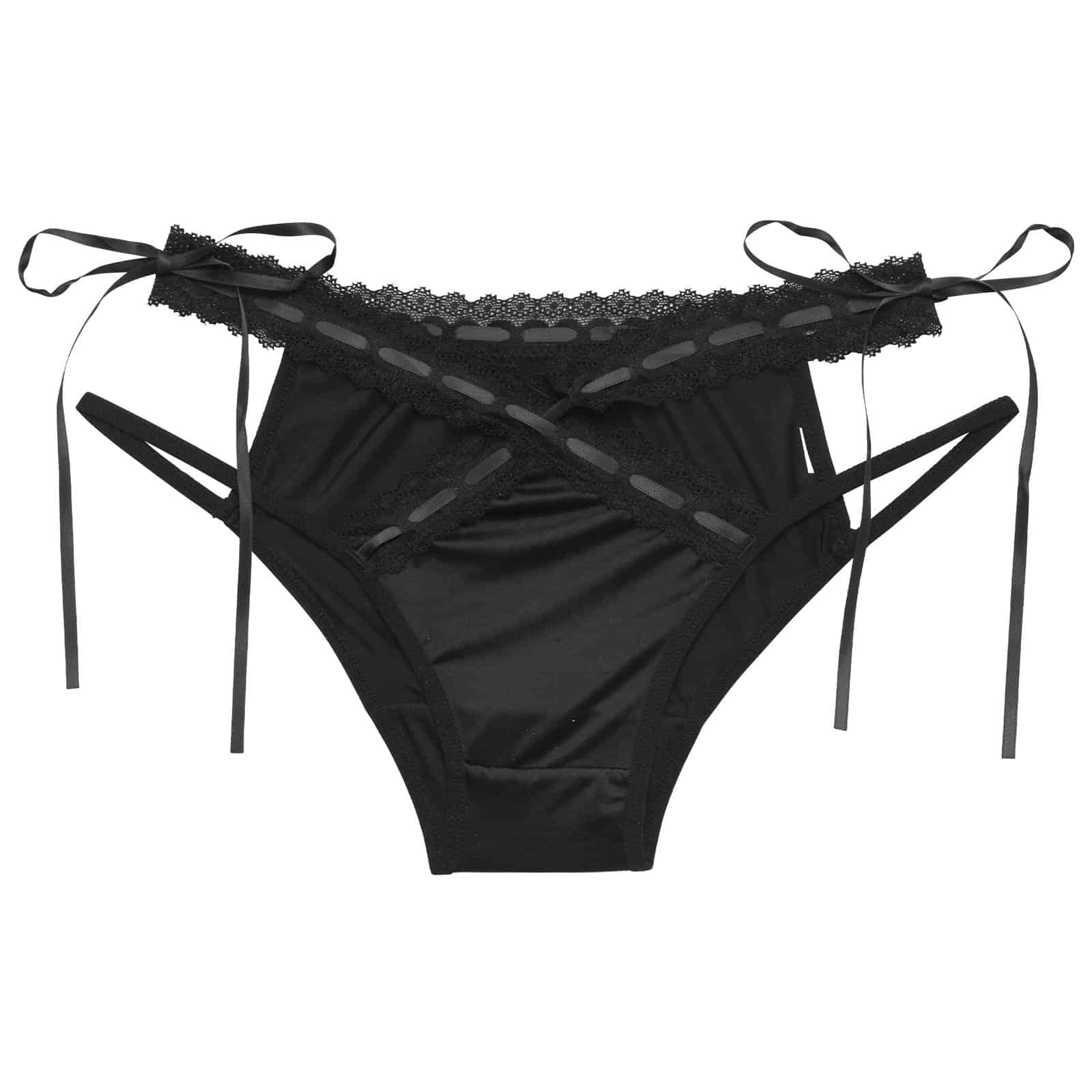 8/31新作!カットアウトクロスリボンフルバックショーツ単品