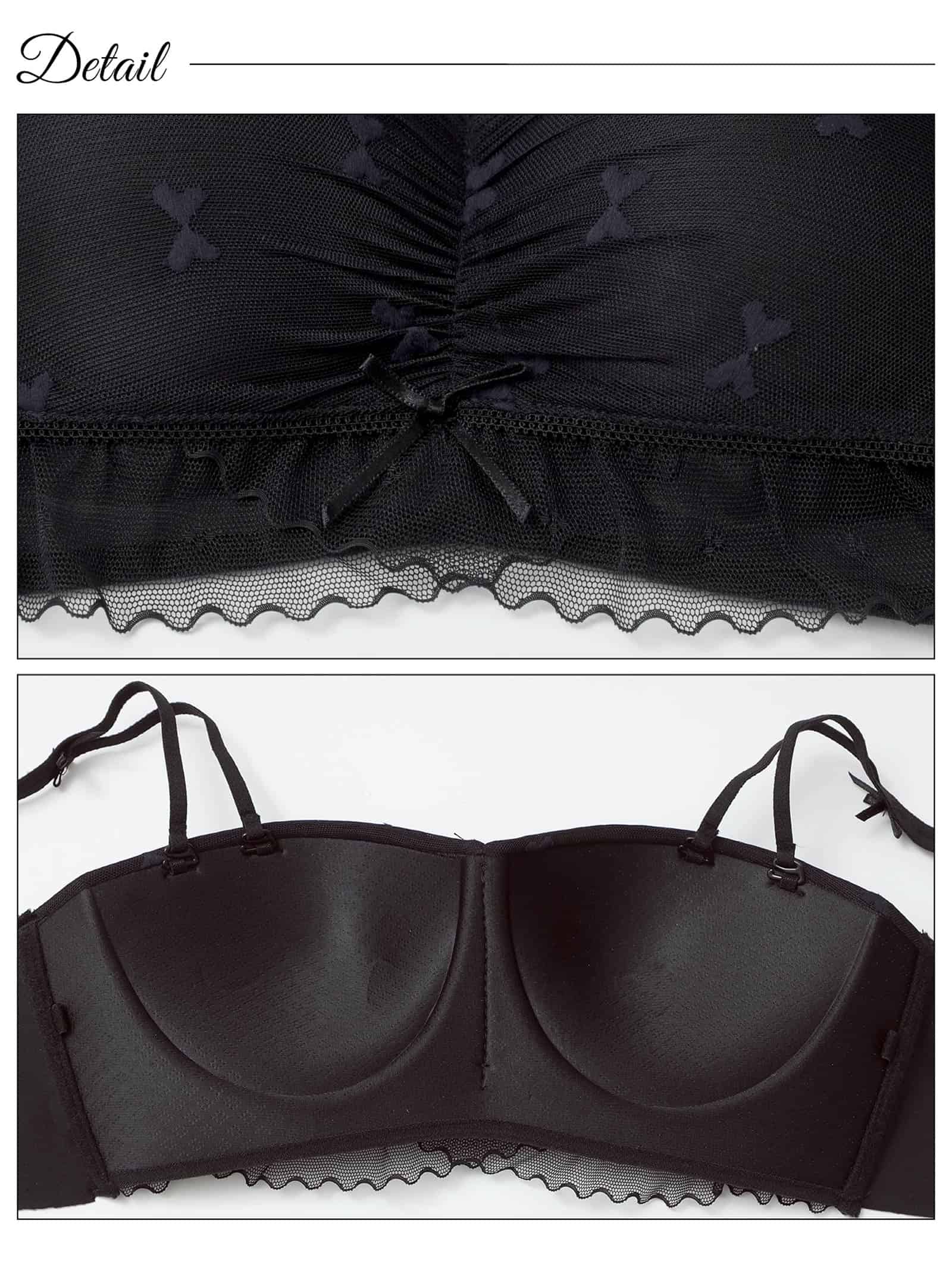 10/14新作!リボンシアーフリルブラジャー単品