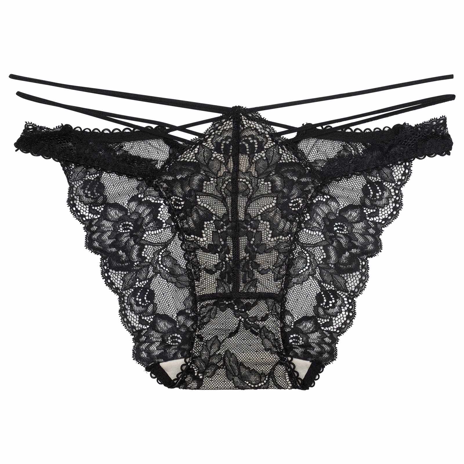 【Reinest】ラビリンスコードレースバック透け選べるショーツ[おそろいショーツ]