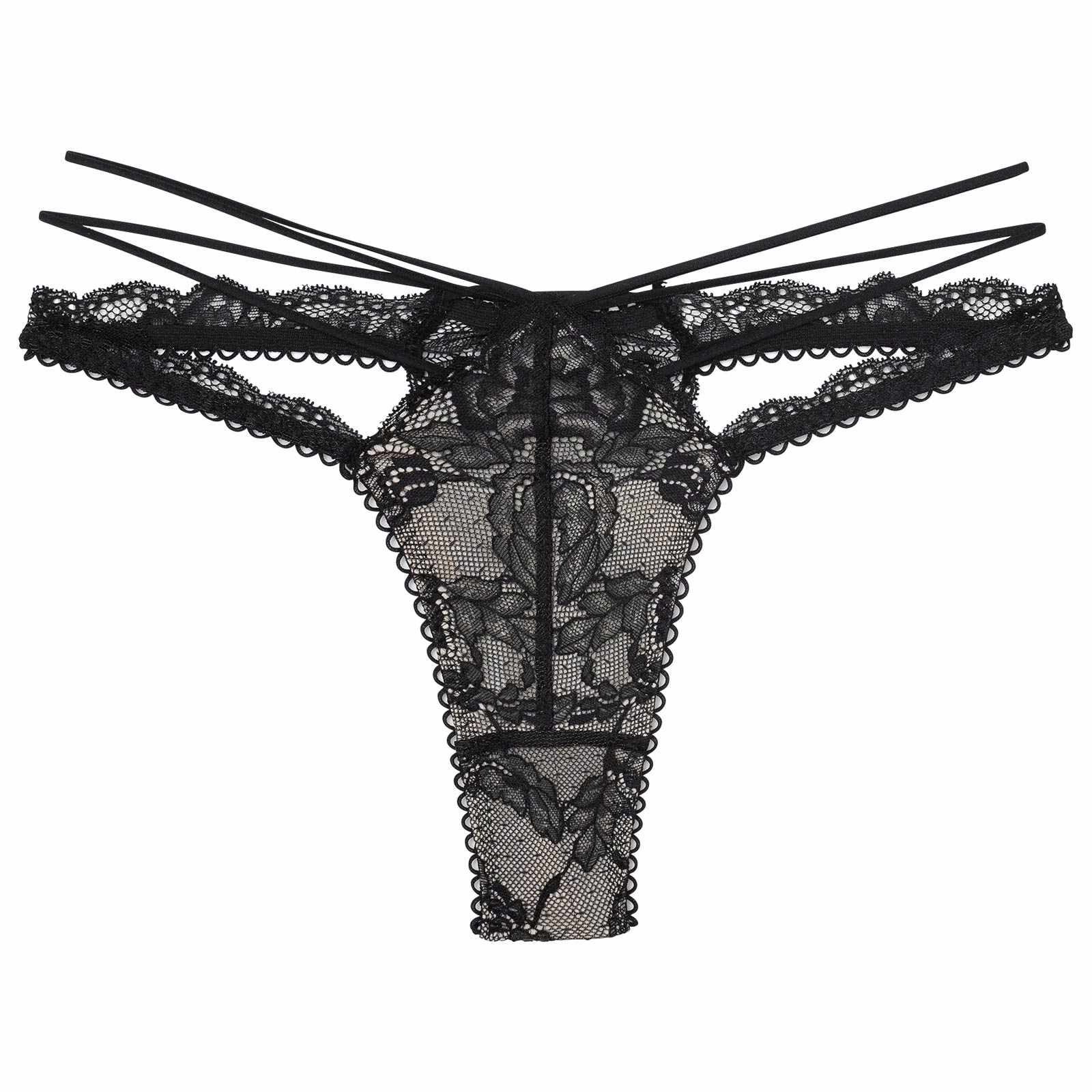 【Reinest】ラビリンスコードレースバック透け選べるショーツ[おそろいショーツ]