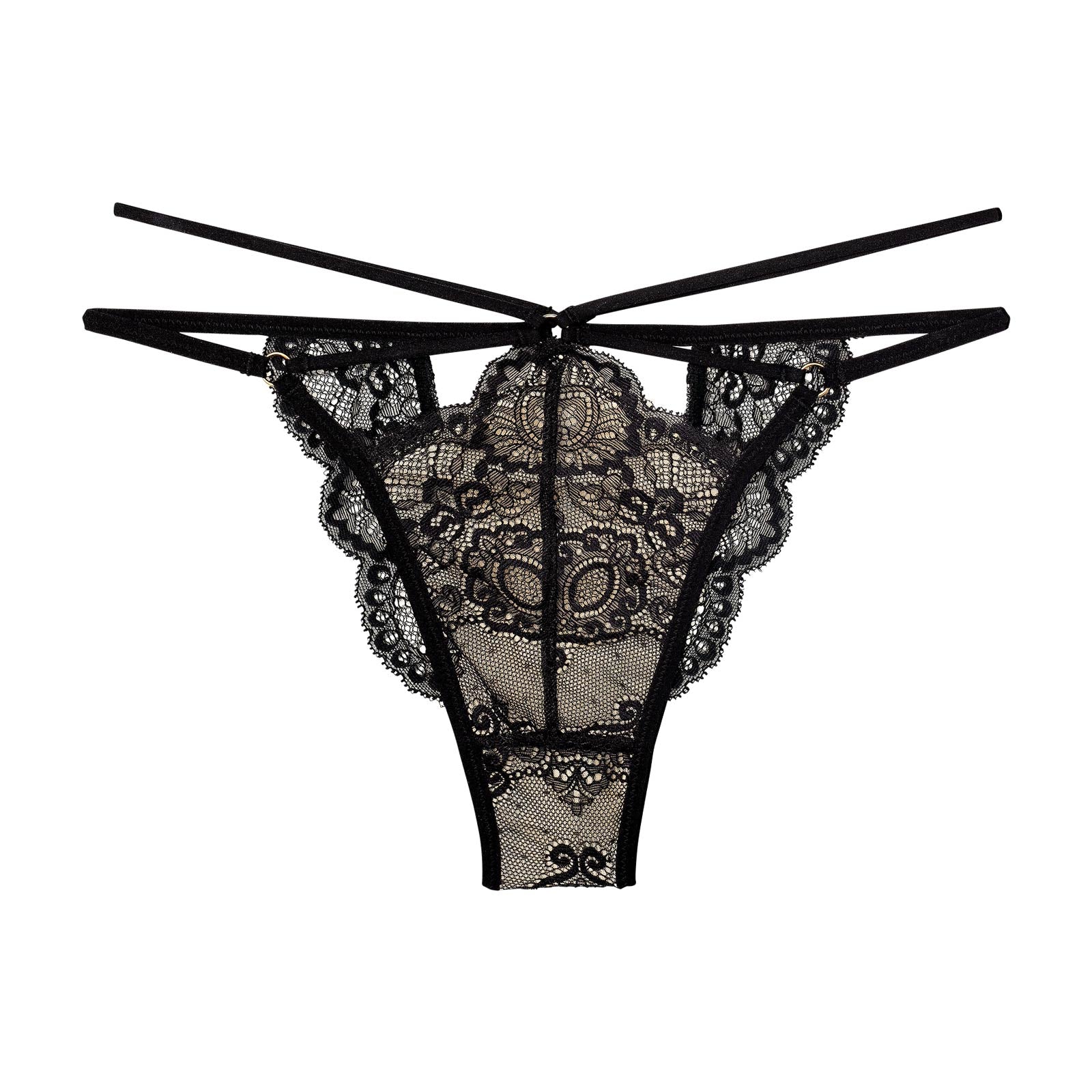 【Reinest】グラマラスホールレーシィバック透け選べるショーツ[おそろいショーツ]