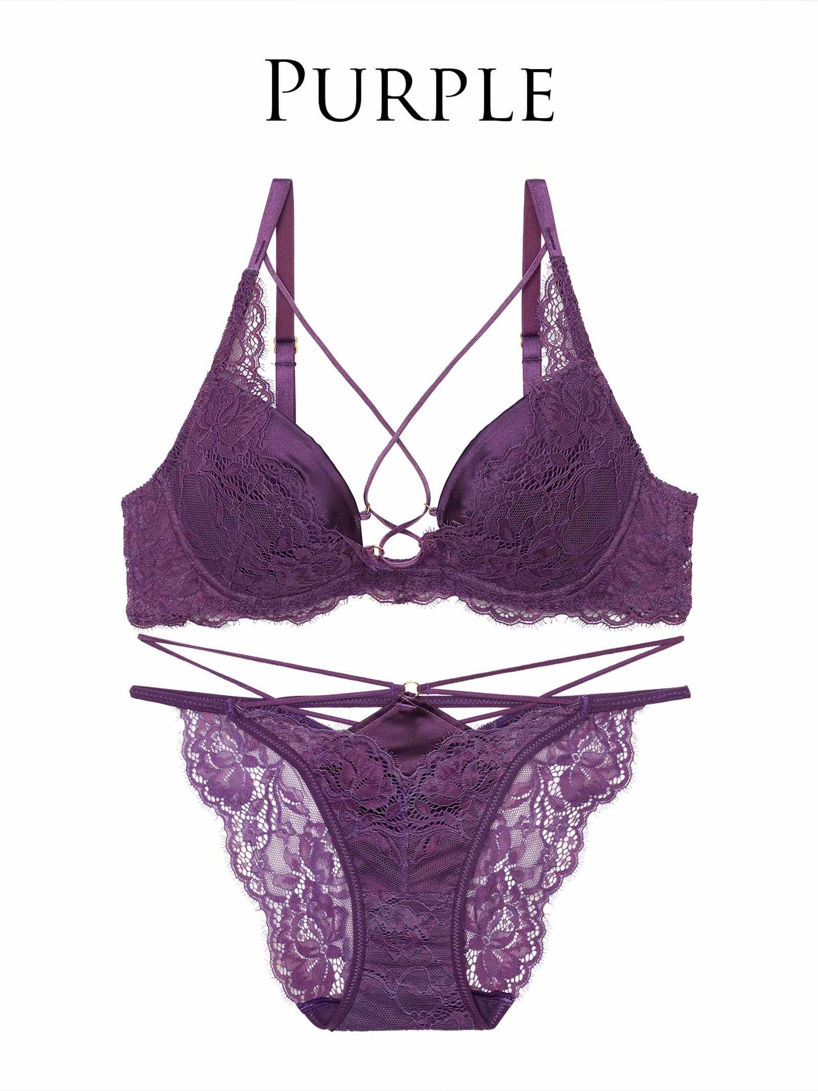 10/1新作!【Reinest】スパイシーサテンレーシィブラジャー&バック透けフルバックショーツ