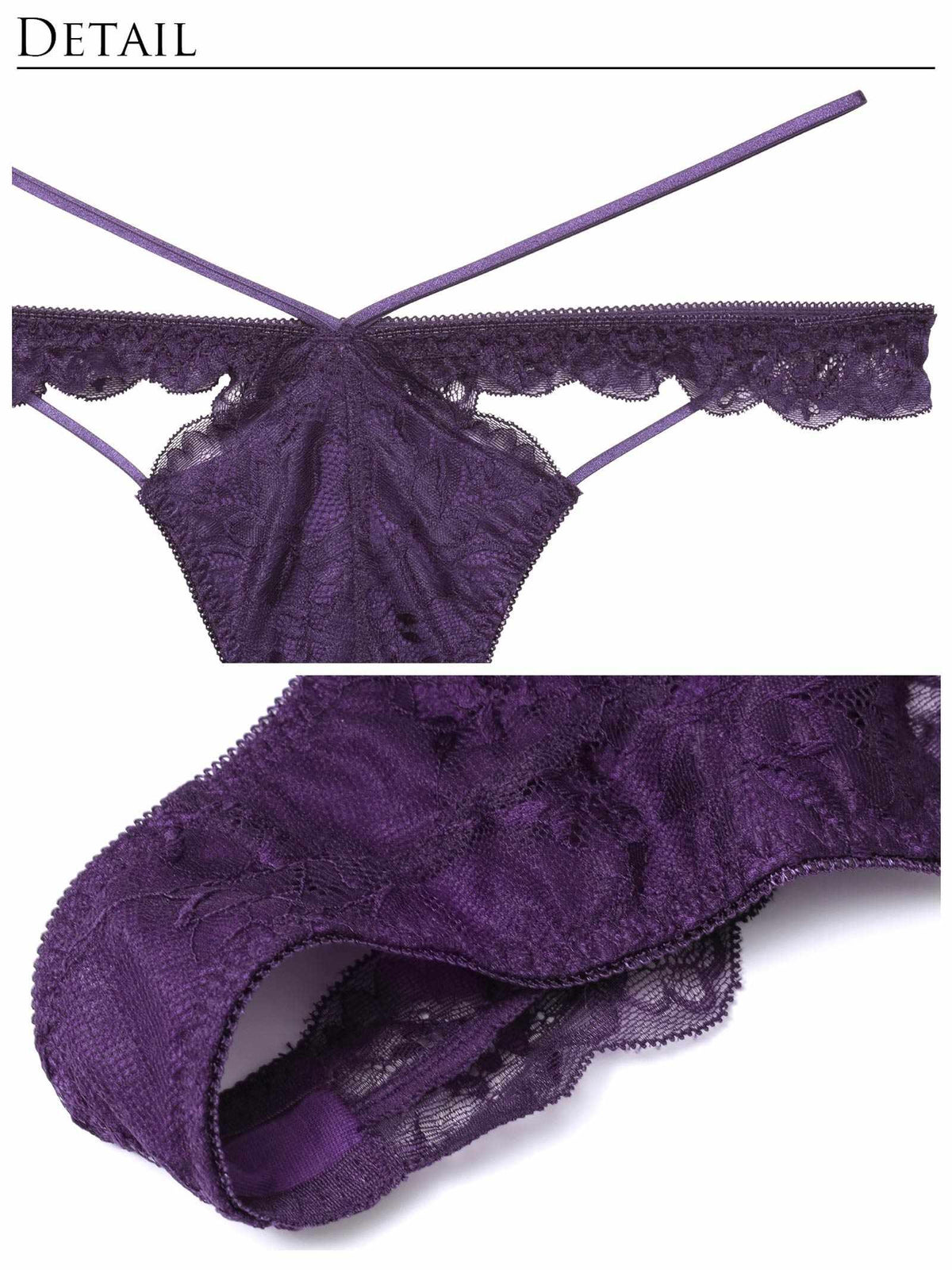 【永尾まりや着用】【Reinest】ボタニカルレースアップカットブラジャー&バック透けTバックショーツ - 【公式】247Lingerie