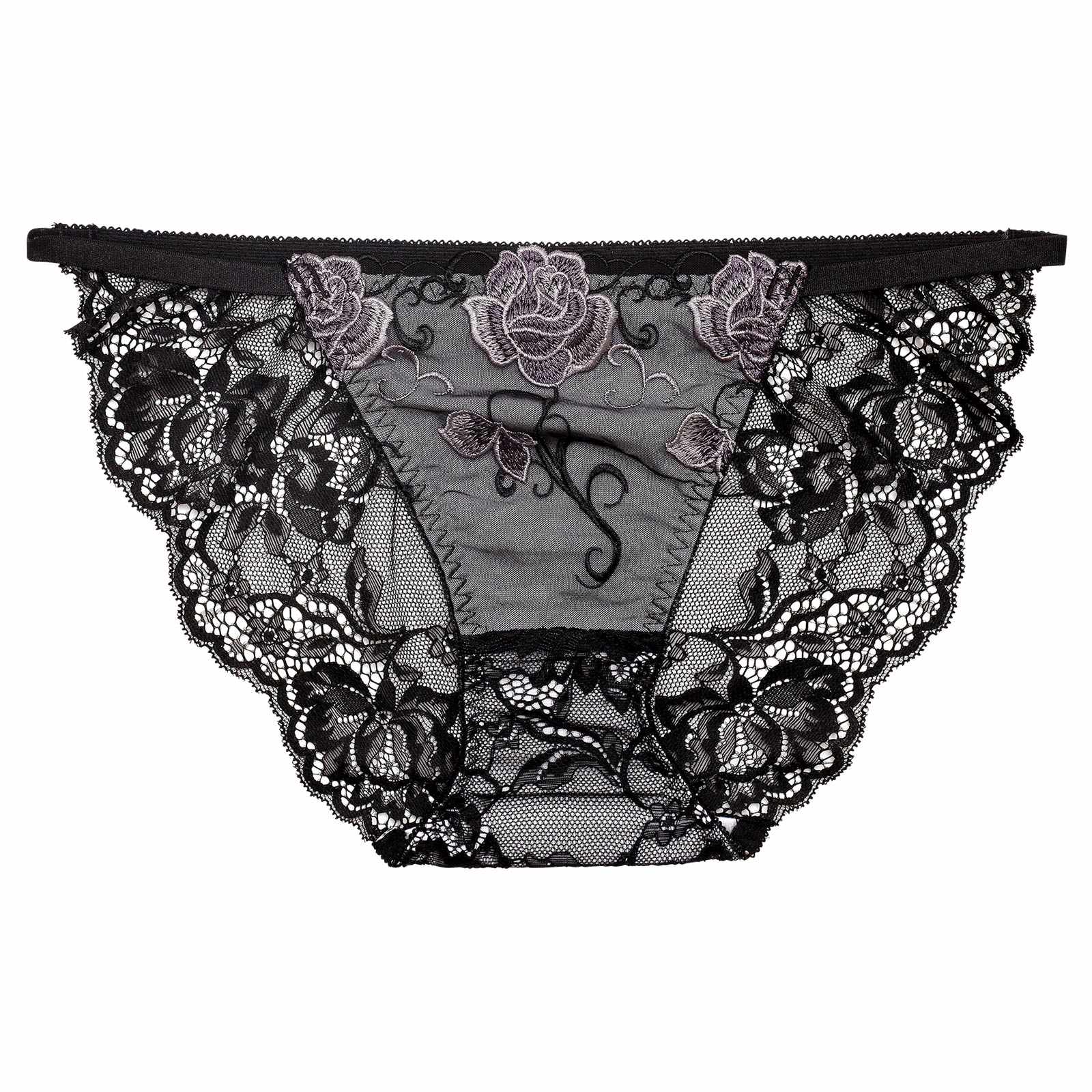 4/17新作!【Reinest】リュクスローズエンブロイダリーバック透け選べるショーツ[おそろいショーツ]