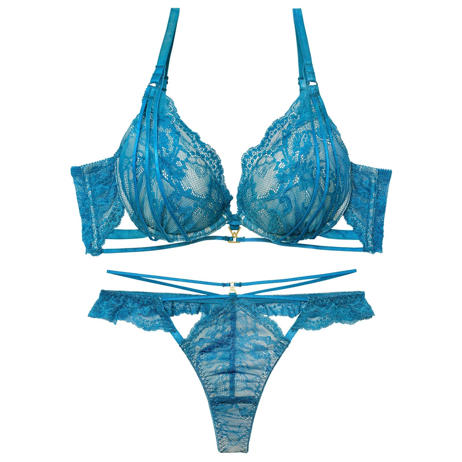 2/4新作!【Reinest】センシュアルレーシィコードブラジャー&バック透けTバックショーツ