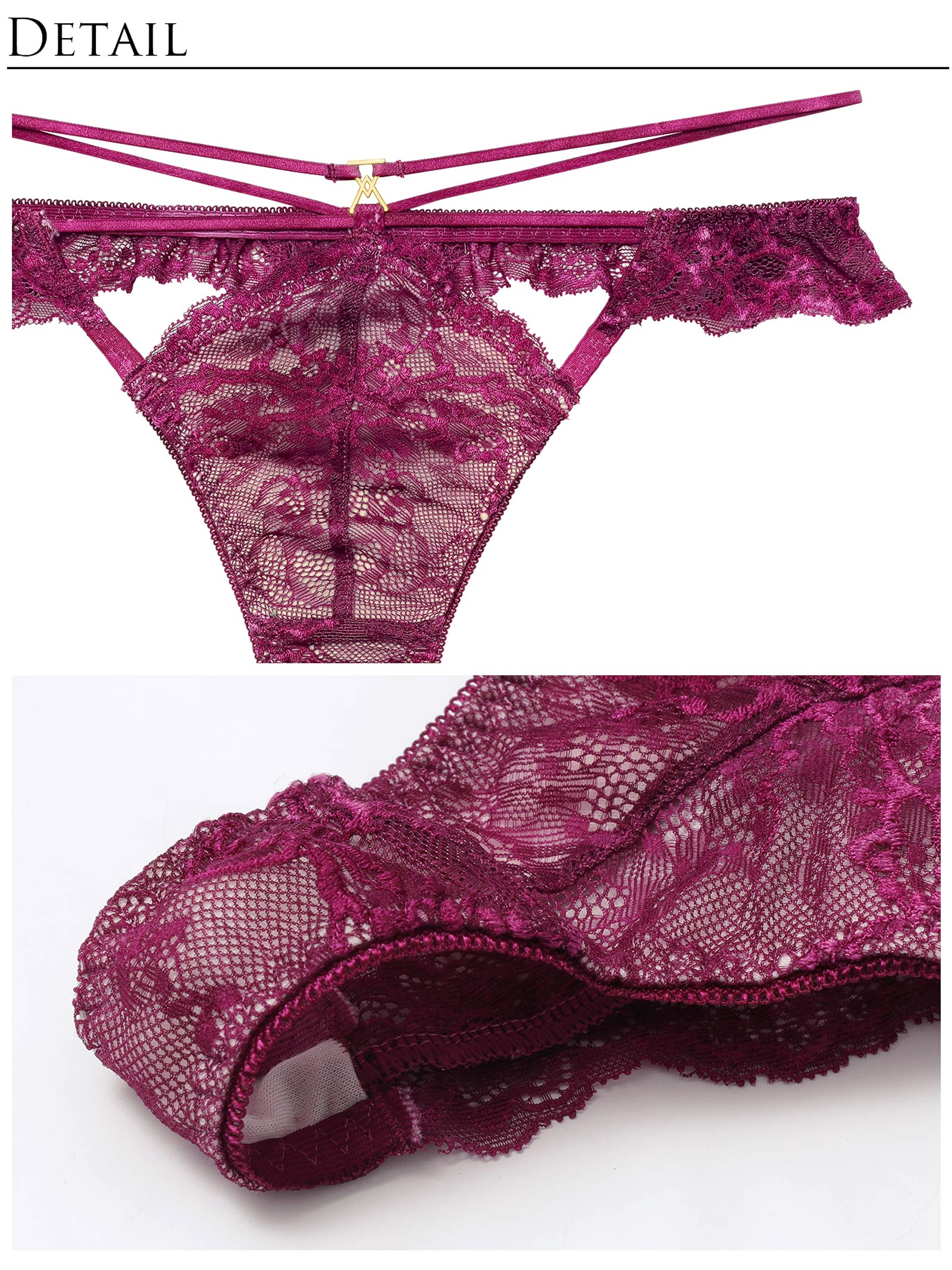 2/4新作!【Reinest】センシュアルレーシィコードバック透け選べるショーツ[おそろいショーツ]