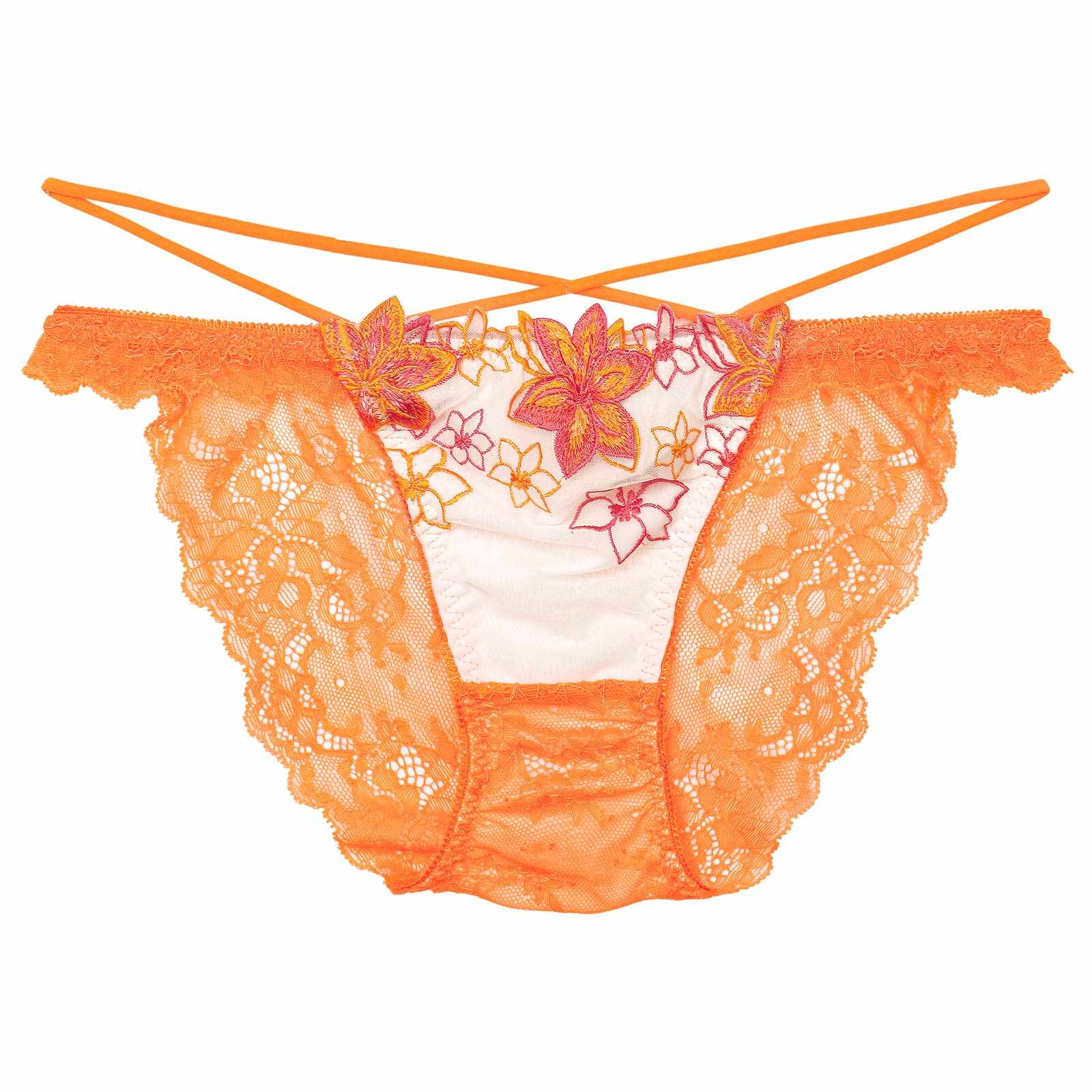 【Reinest】ラグジュアリー クレマチスバック透け選べるショーツ[おそろいショーツ]