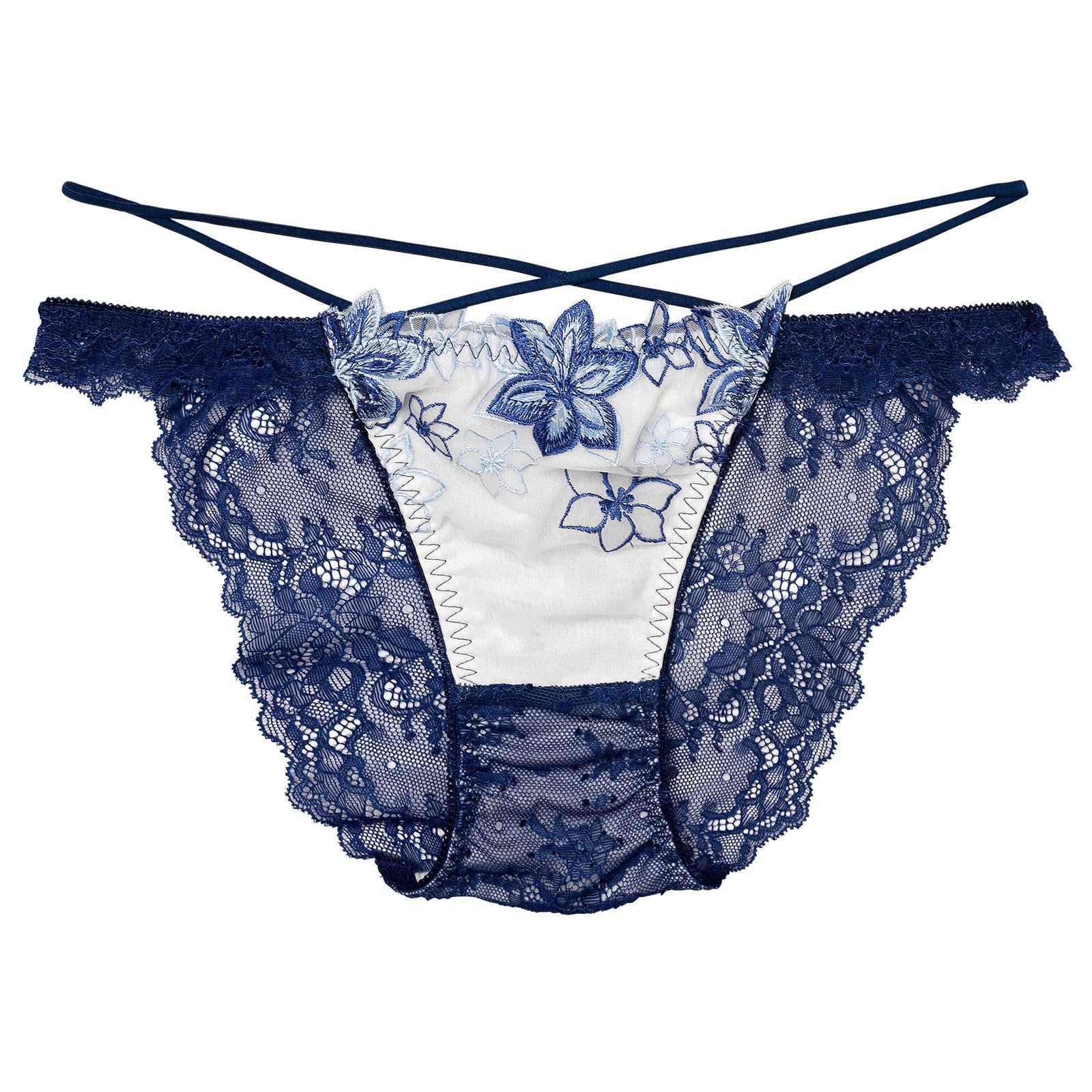 【Reinest】ラグジュアリー クレマチスバック透け選べるショーツ[おそろいショーツ]