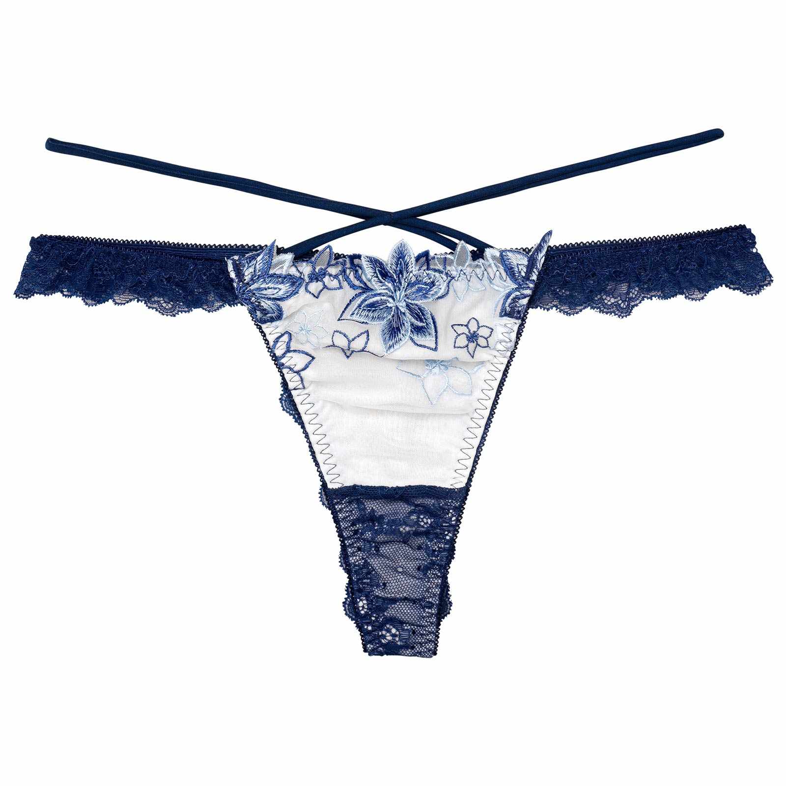 【Reinest】ラグジュアリー クレマチスバック透け選べるショーツ[おそろいショーツ]