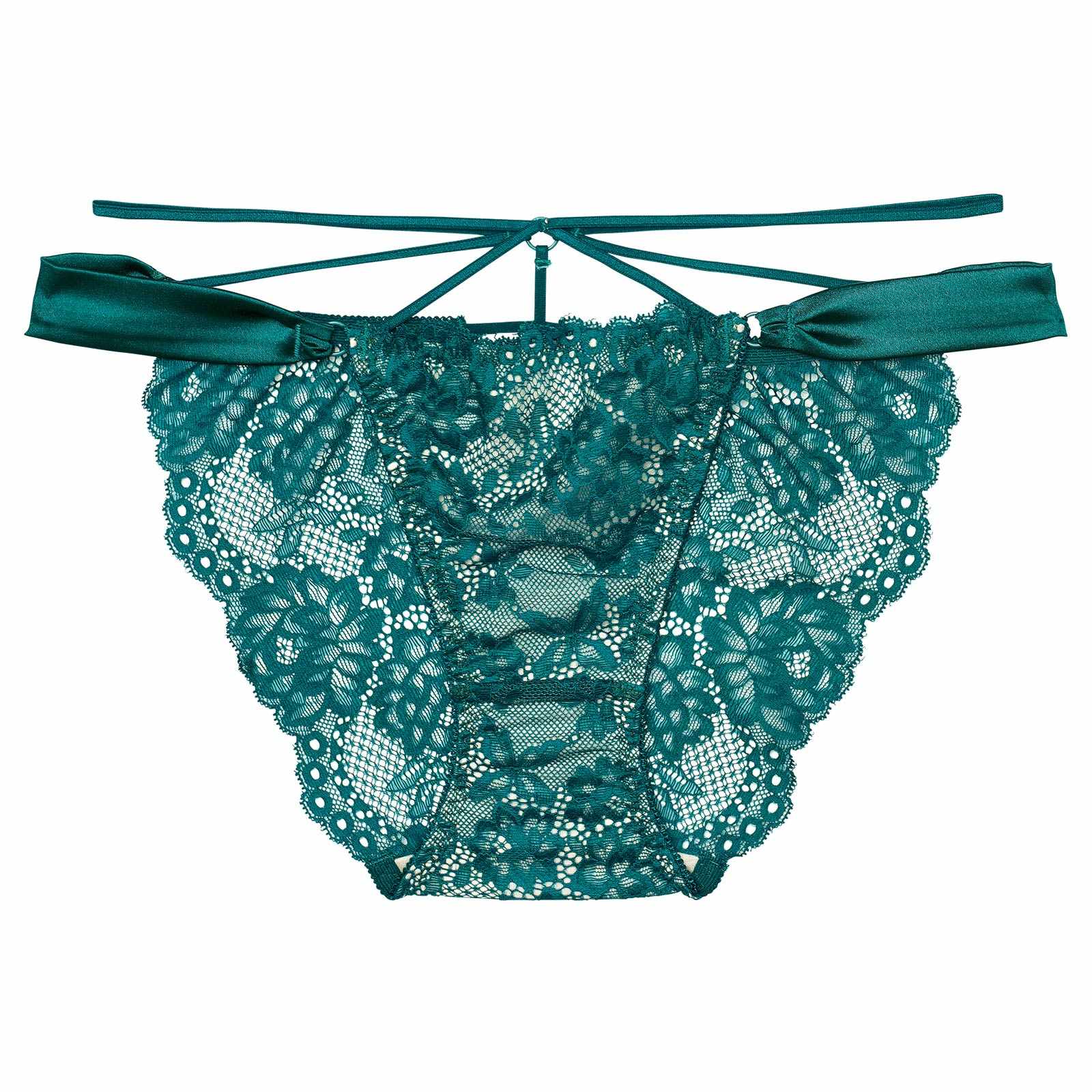 10/8新作!【Reinest】グラマラスサテンコードバック透け選べるショーツ[おそろいショーツ]