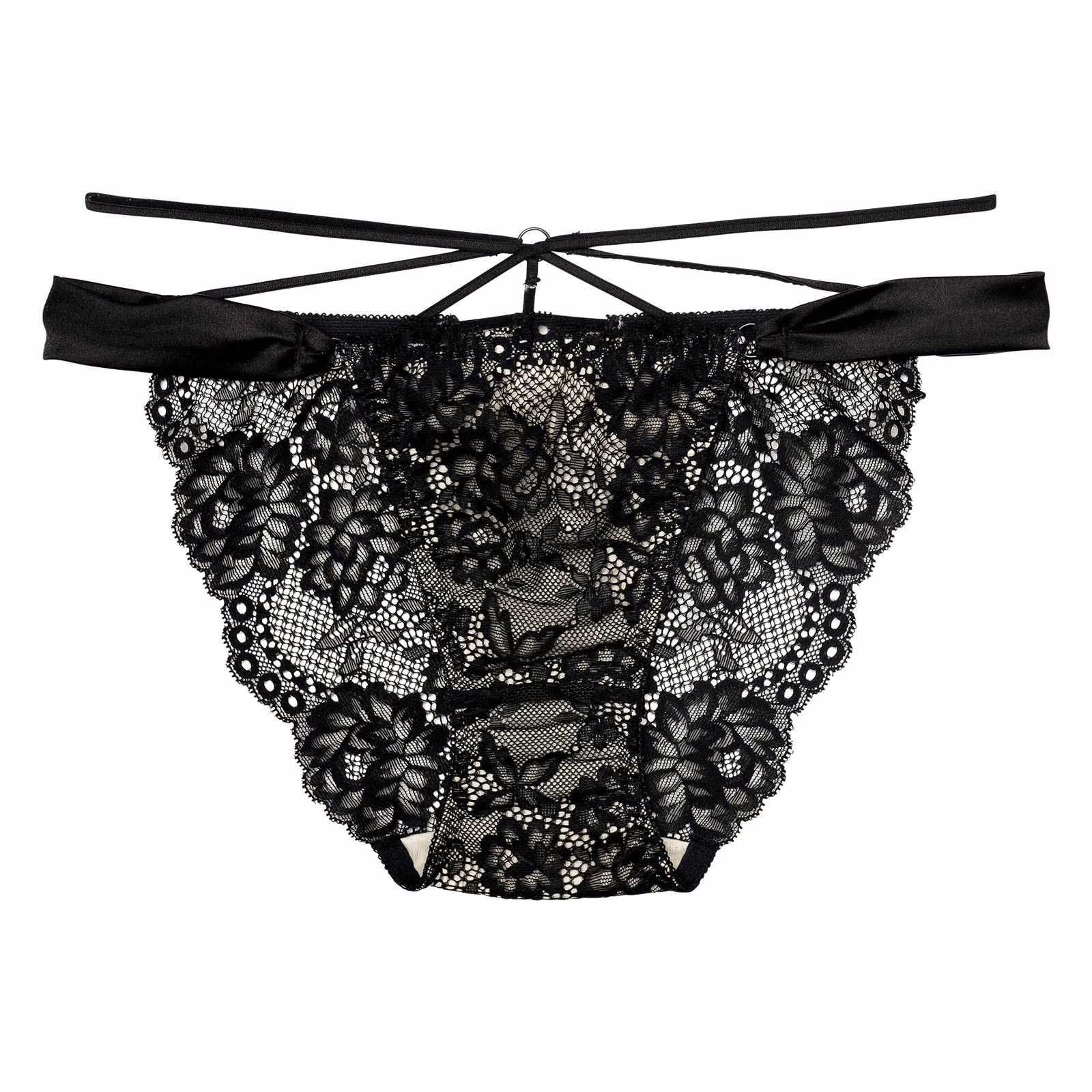 10/8新作!【Reinest】グラマラスサテンコードバック透け選べるショーツ[おそろいショーツ]