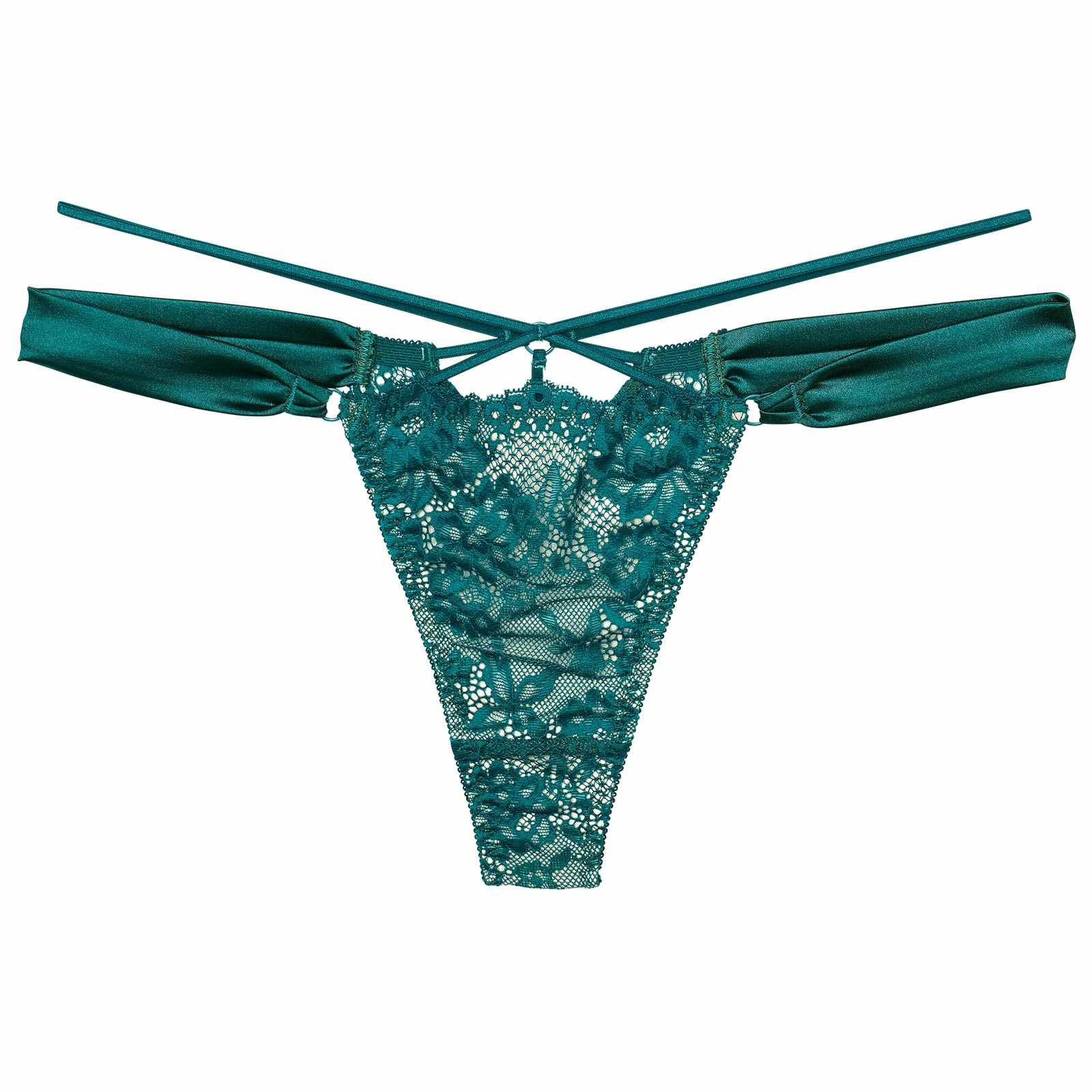 10/8新作!【Reinest】グラマラスサテンコードバック透け選べるショーツ[おそろいショーツ]