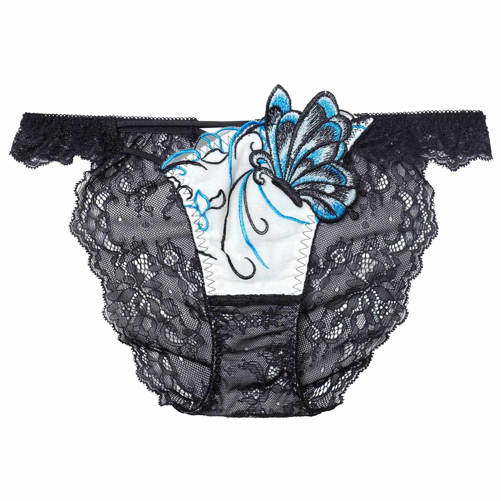 11/26新作!【Reinest】アラベスクパピヨンレースバック透け選べるショーツ[おそろいショーツ]