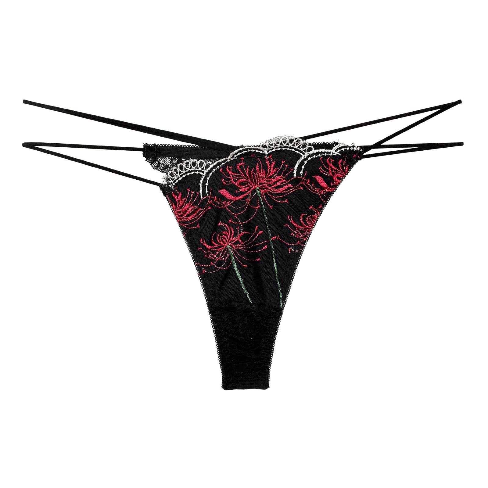 【Reinest】スパイダーリリーレースバック透け選べるショーツ[おそろいショーツ]