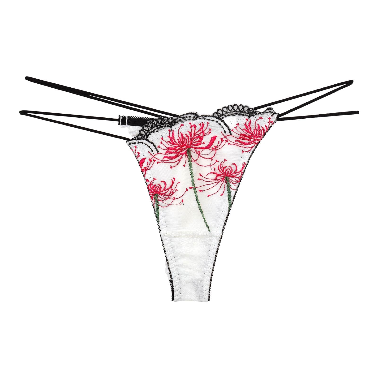 【Reinest】スパイダーリリーレースバック透け選べるショーツ[おそろいショーツ]