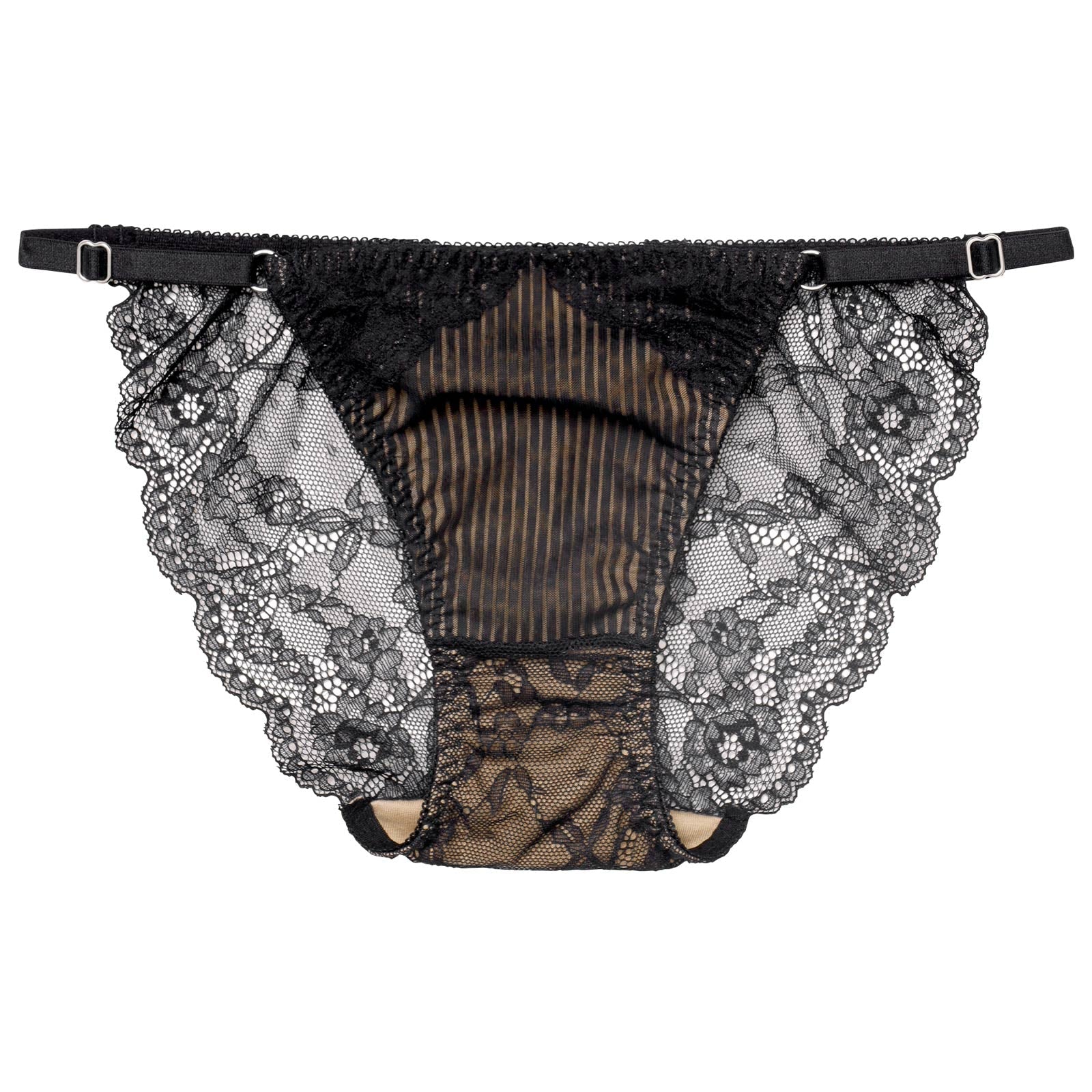 【Reinest】メロウプリーツレースアップバック透け選べるショーツ[おそろいショーツ]