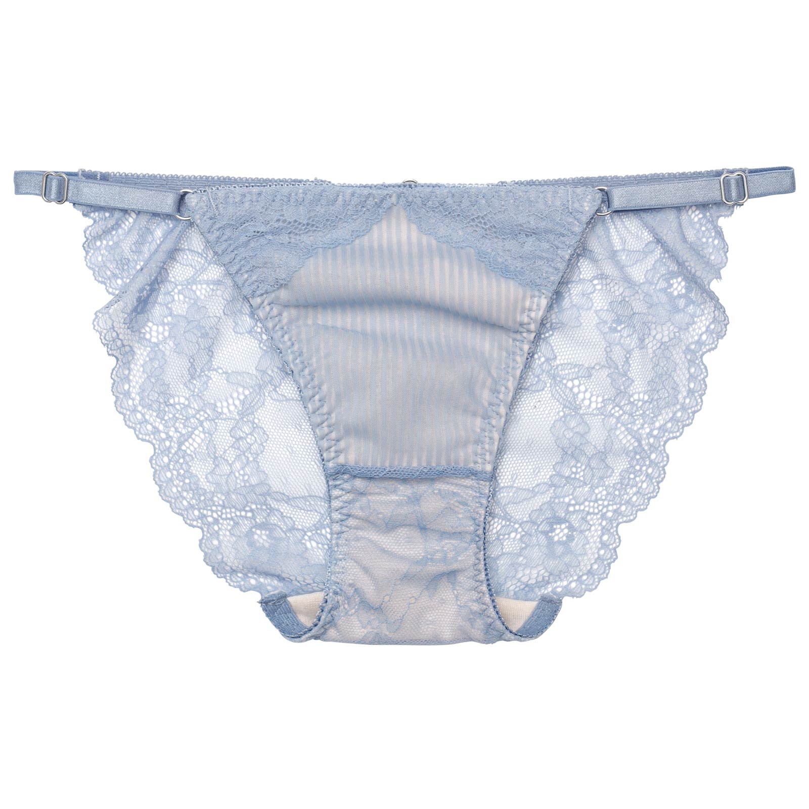 【Reinest】メロウプリーツレースアップバック透け選べるショーツ[おそろいショーツ]