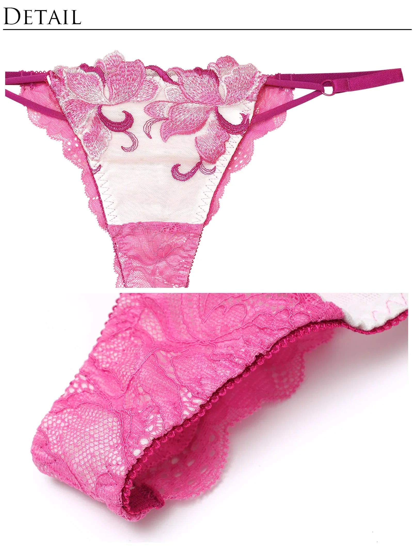 【永尾まりや着用】【Reinest】ルミナスクイーンフラワーブラジャー&バック透けTバックショーツ - 【公式】247Lingerie