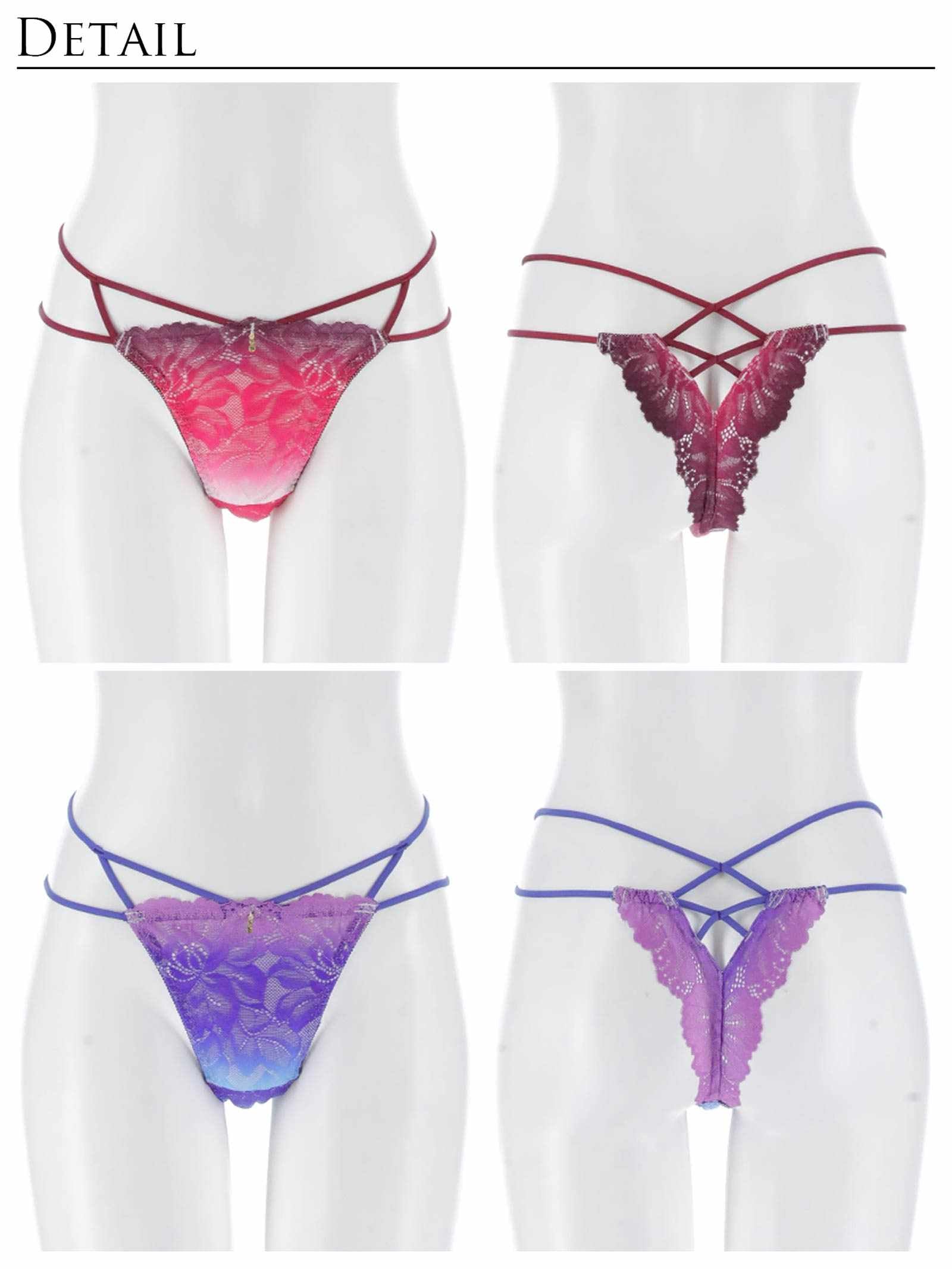 9/5新作!【Reinest】ブライトマーメイドフラワーバック透け選べるショーツ[おそろいショーツ]