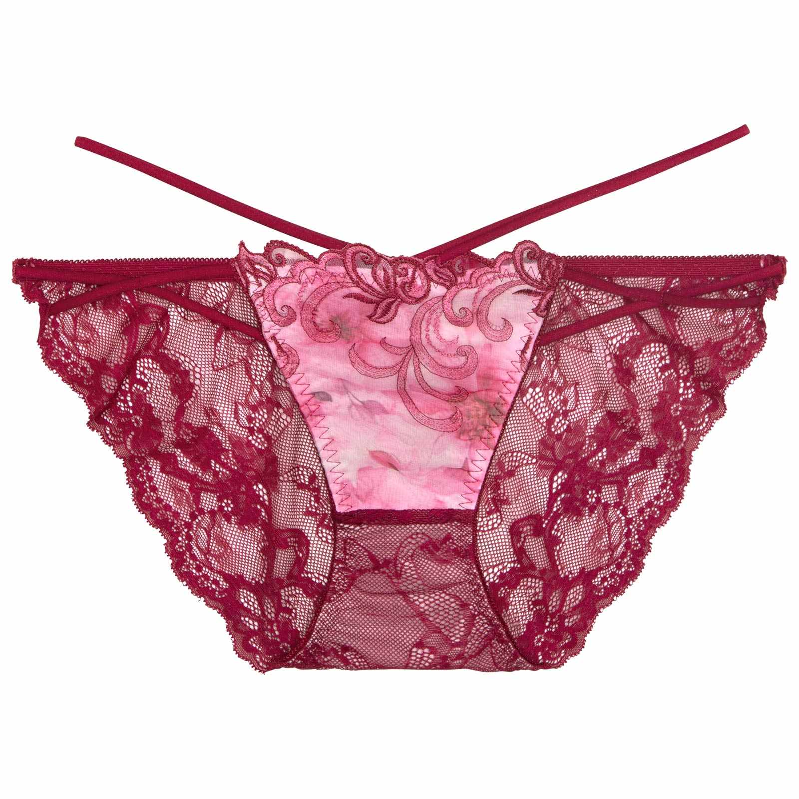 【Reinest】ジュエルアイビーフローラルバック透け選べるショーツ[おそろいショーツ]