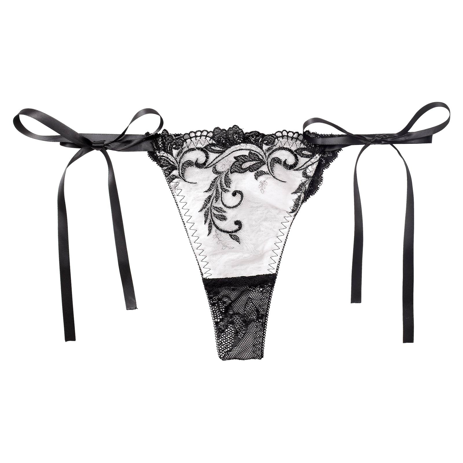 11/14新作!【永尾まりや着用】【Reinest】バロックリーフエンブロイダリーバック透け選べるショーツ[おそろいショーツ]