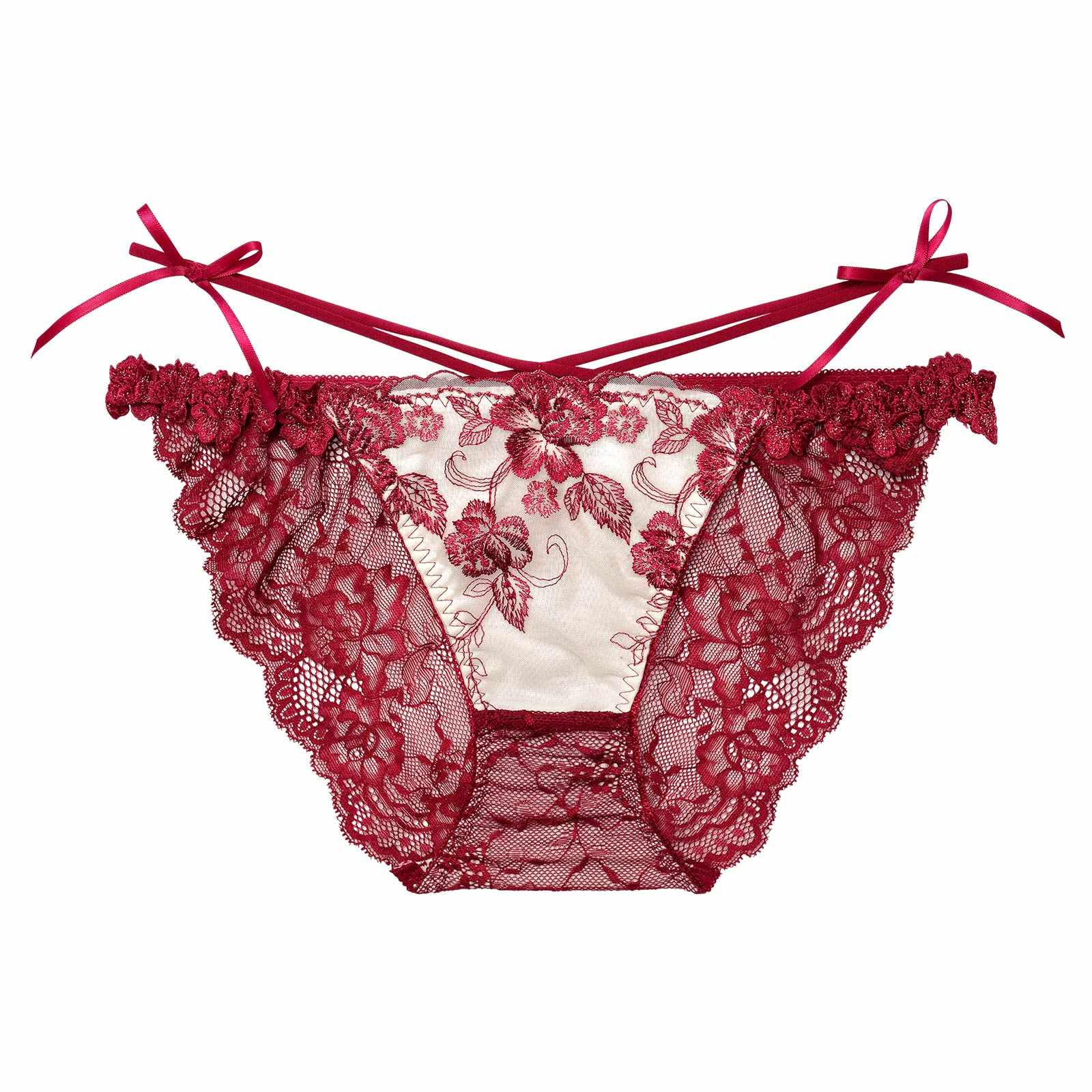 2/18新作!【Reinest】ラディアントブロッサムバック透け選べるショーツ[おそろいショーツ]