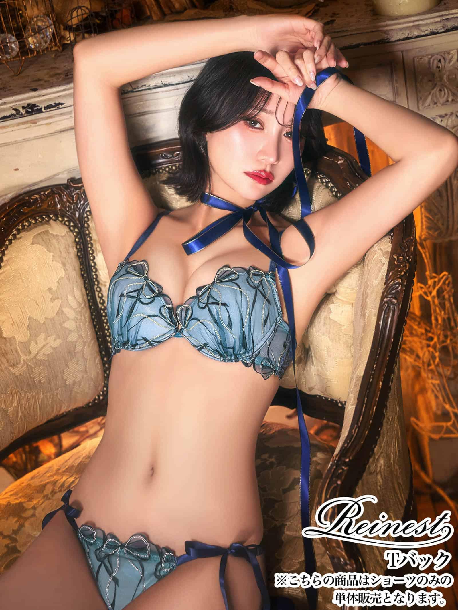 2/25新作!【Reinest】メロウリボンレースバック透け選べるショーツ[おそろいショーツ]