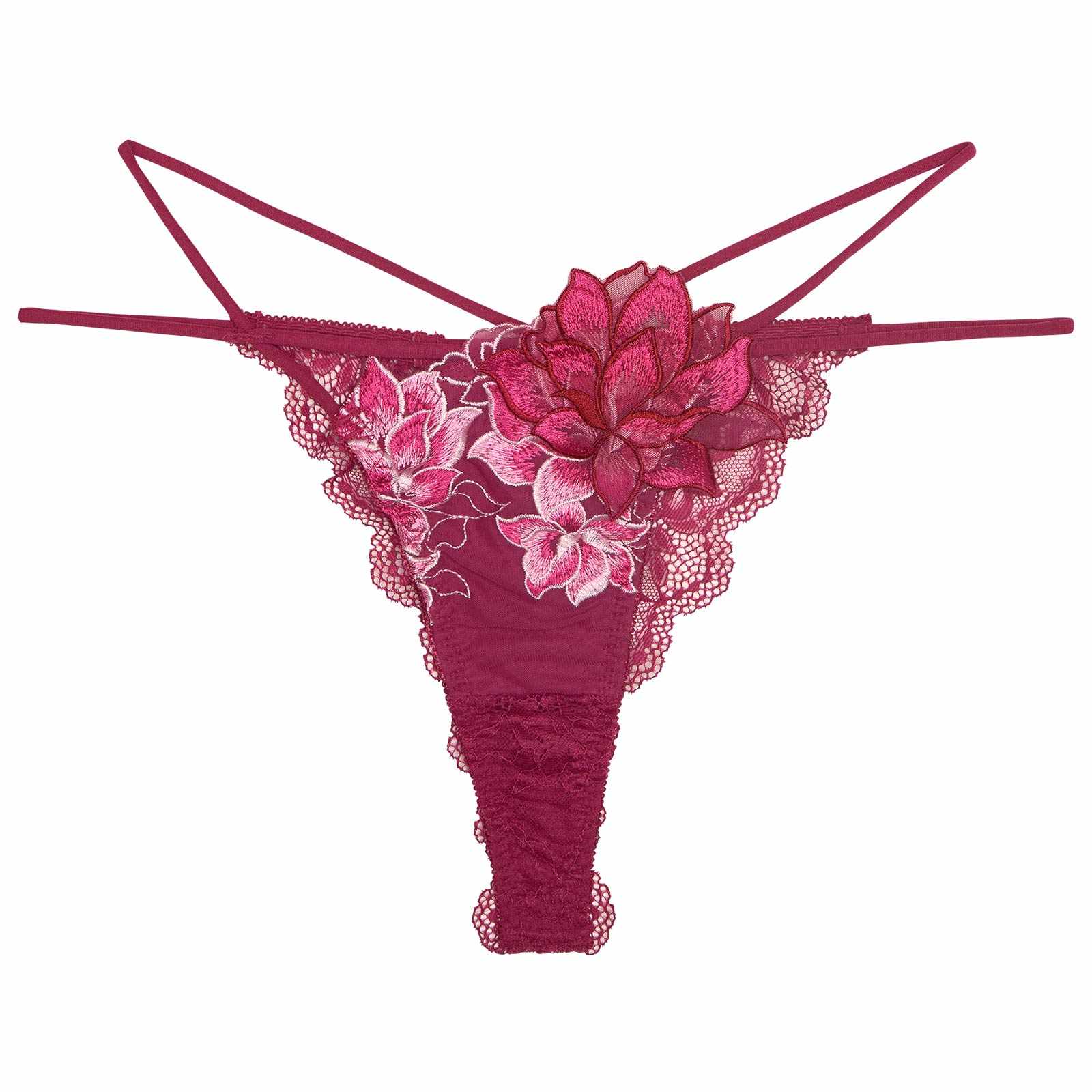 【Reinest】グラマラスピオニーコードバック透け選べるショーツ[おそろいショーツ]