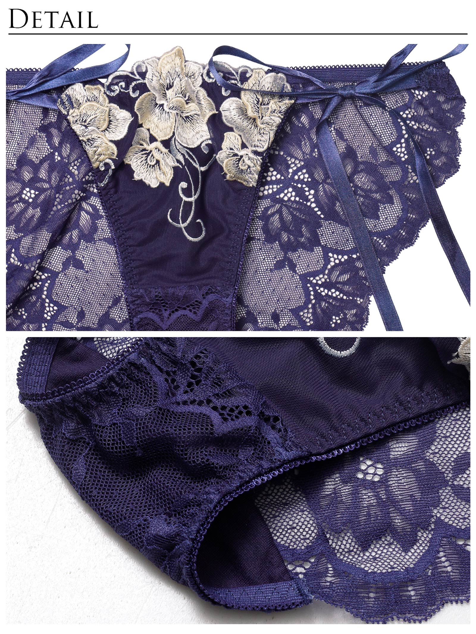 12/3新作!【Reinest】エターナル リッチローズバック透け選べるショーツ[おそろいショーツ]