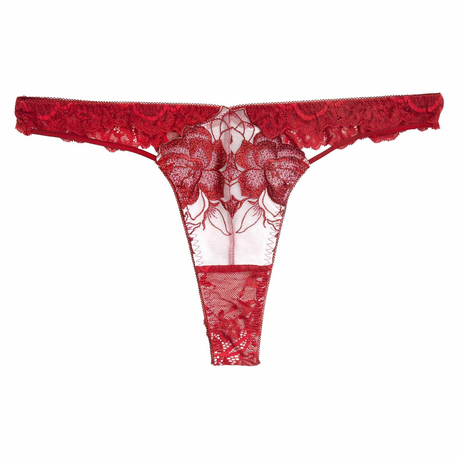 11/21新作!【Reinest】グラマラスピオニーカットストリングバック透け選べるショーツ[おそろいショーツ]