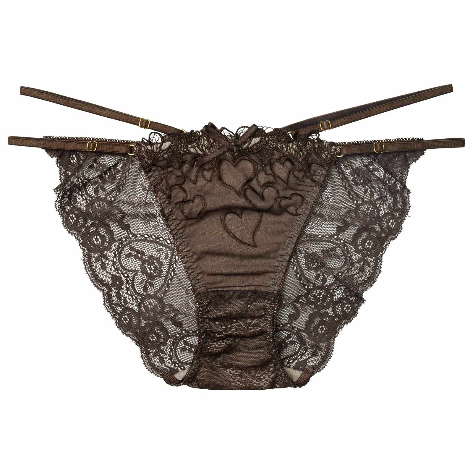 1/14新作!【永尾まりや着用】【Reinest】スピンドルクイーンハートバック透け選べるショーツ[おそろいショーツ]