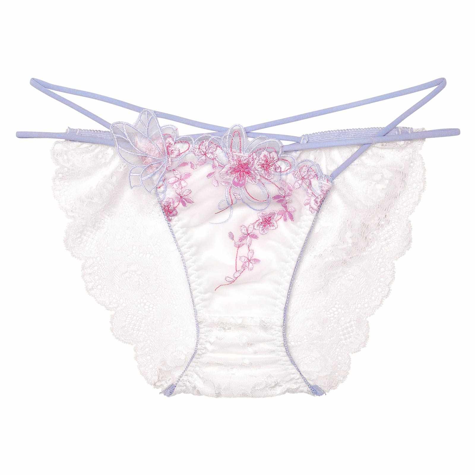 3/4新作!【Reinest】グレイスチェリーブロッサムバック透け選べるショーツ[おそろいショーツ]