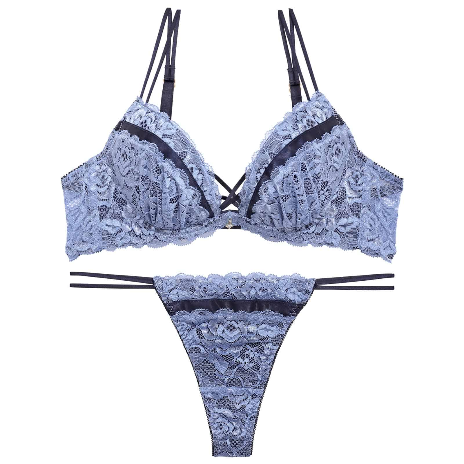 10/21新作!【Reinest】ダズリンレースコードブラジャー＆バック透けTバックショーツ