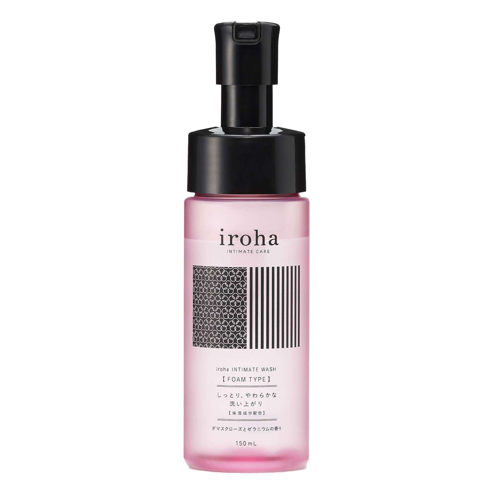 12/27再販! iroha INTIMATE WASH 【FOAM TYPE】ダマスクローズとゼラニウムの香り