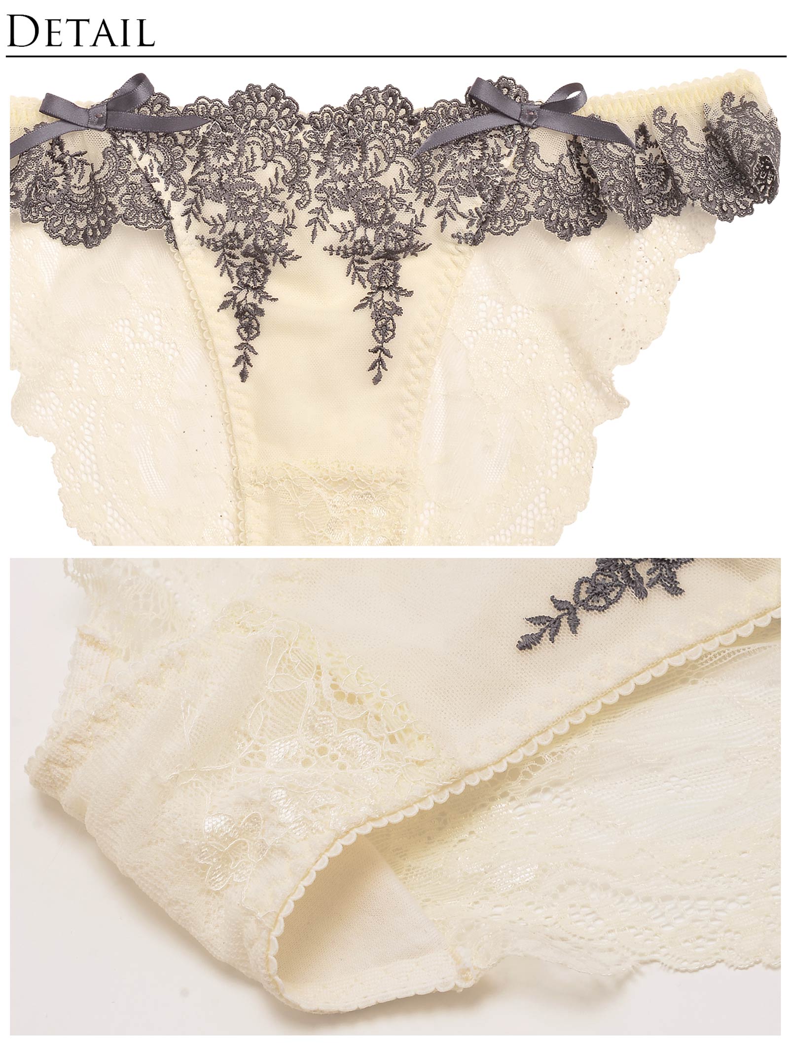 5/12新作!【明日花キララプロデュース/WhipBunny】Classical Dressy Frill Bra&Shorts/Ivory クラシカルドレッシーフリルブラ&ショーツ/アイボリー