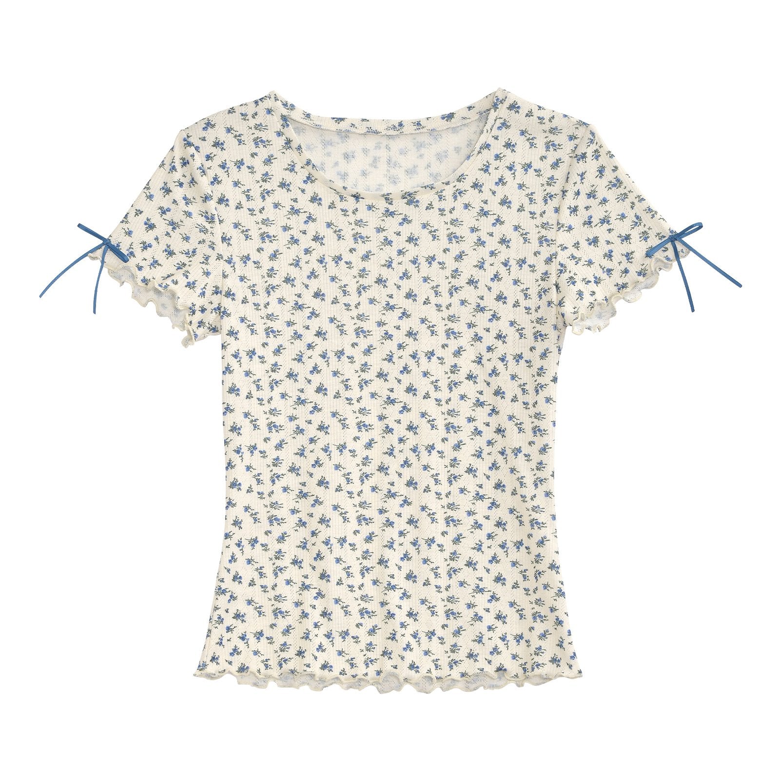 【明日花キララプロデュース/WhipBunny】Girly Flower T-shirt ガーリーフラワーTシャツ