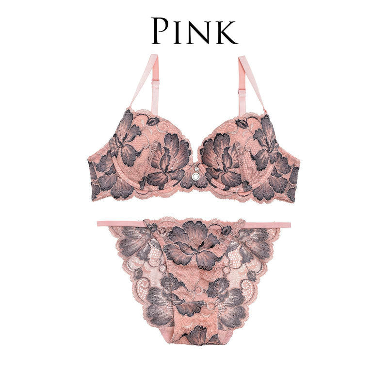 【明日花キララ着用/WhipBunny】Pure Fleur Bra&Shorts / Pink ピュアフルールブラ&ショーツ / ピンク