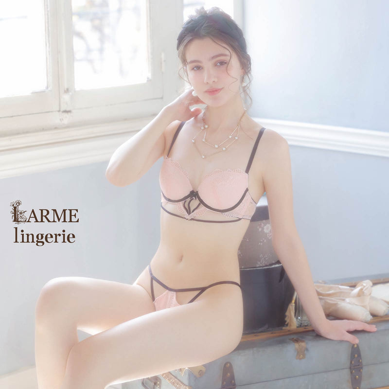 【LARME】Dreamy bouquet Bra&Shorts/Pink ドリーミーブーケブラ&ショーツ/ピンク