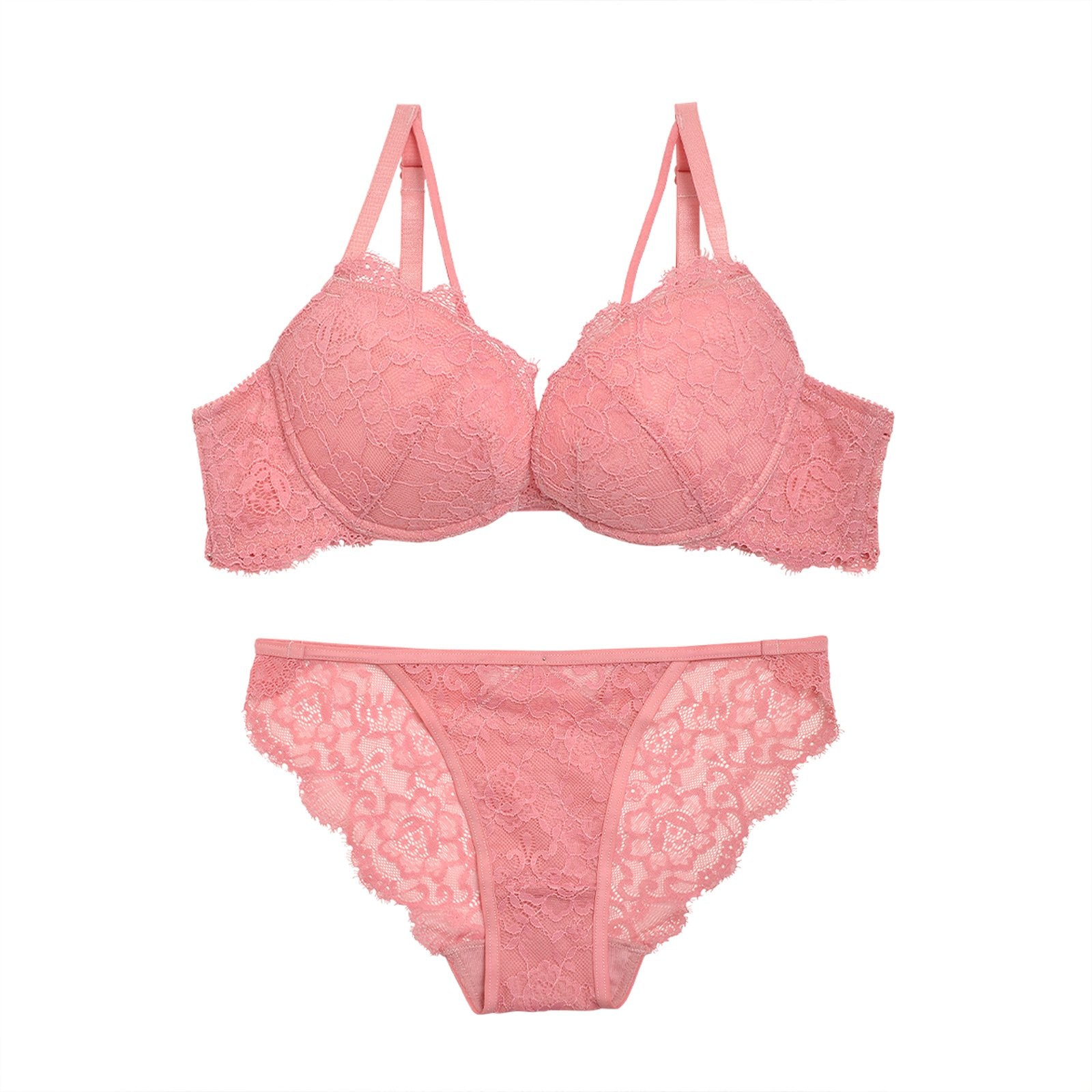 【LARME】Sensual all lace Bra&Shorts/Pink センシュアルオールレースブラ&ショーツ/ピンク