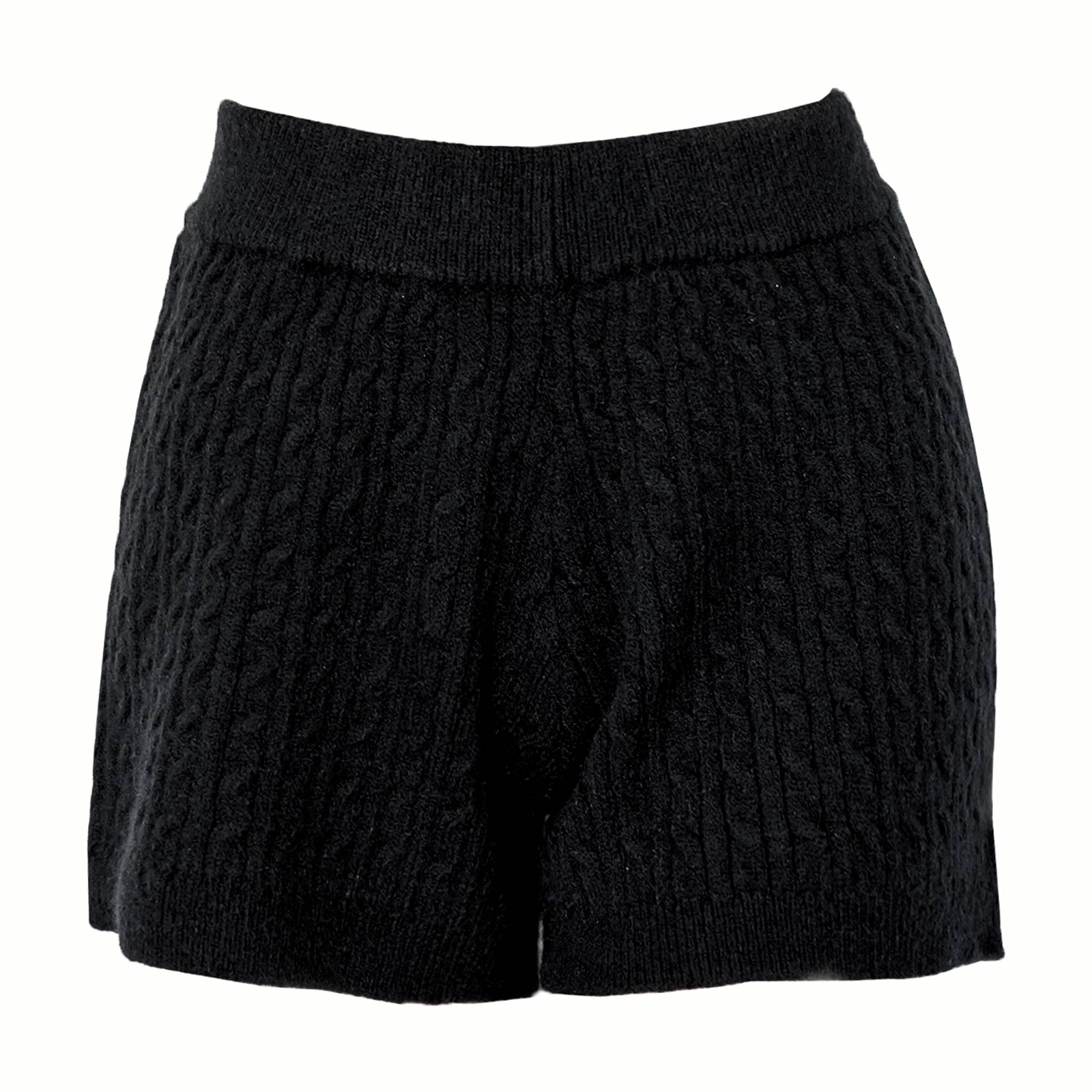 【吉木千沙都(ちぃぽぽ)プロデュース/lunangelina】Cable Knit Short Pants