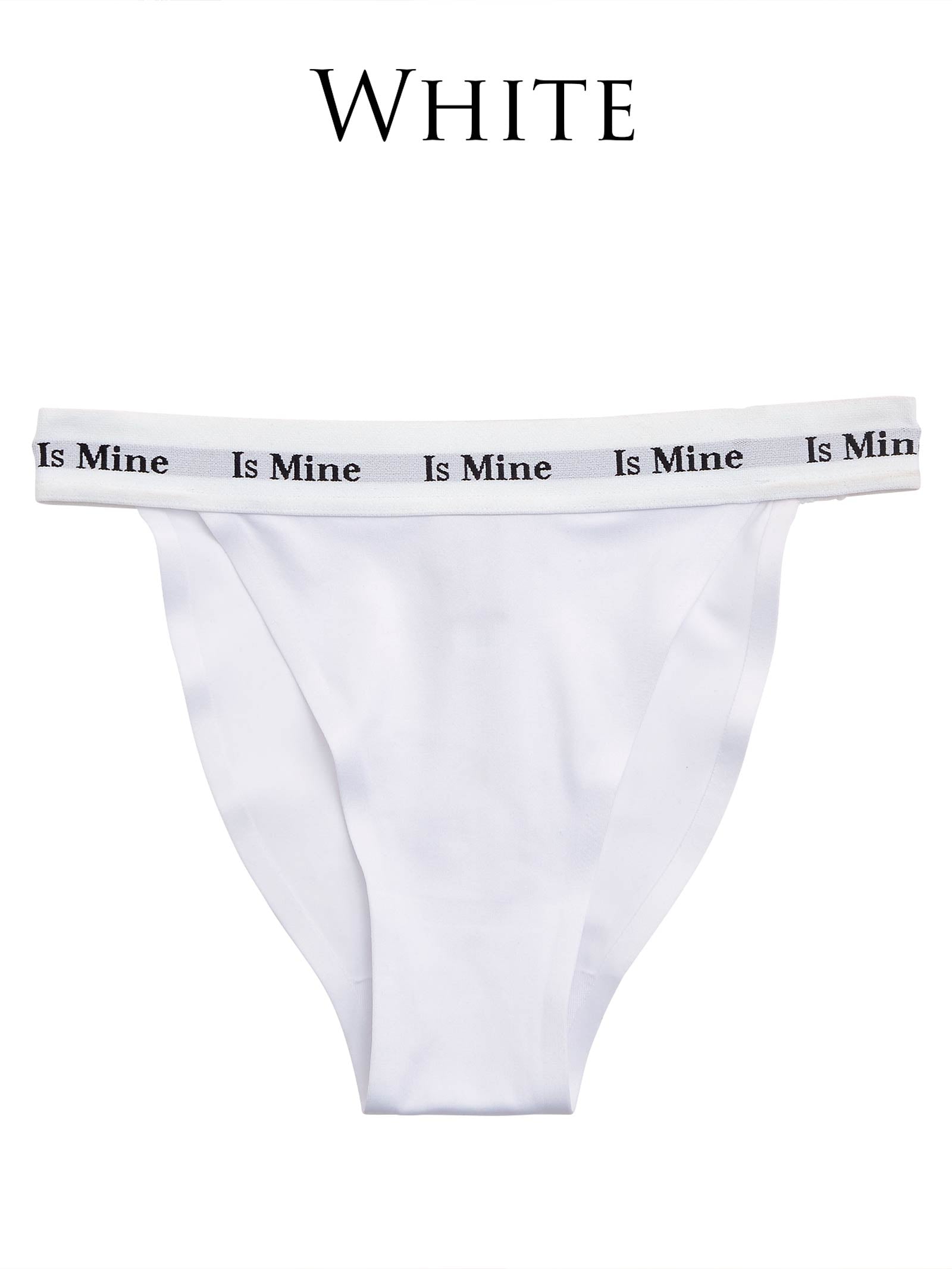 【IsMine】Casual tape Shorts / White