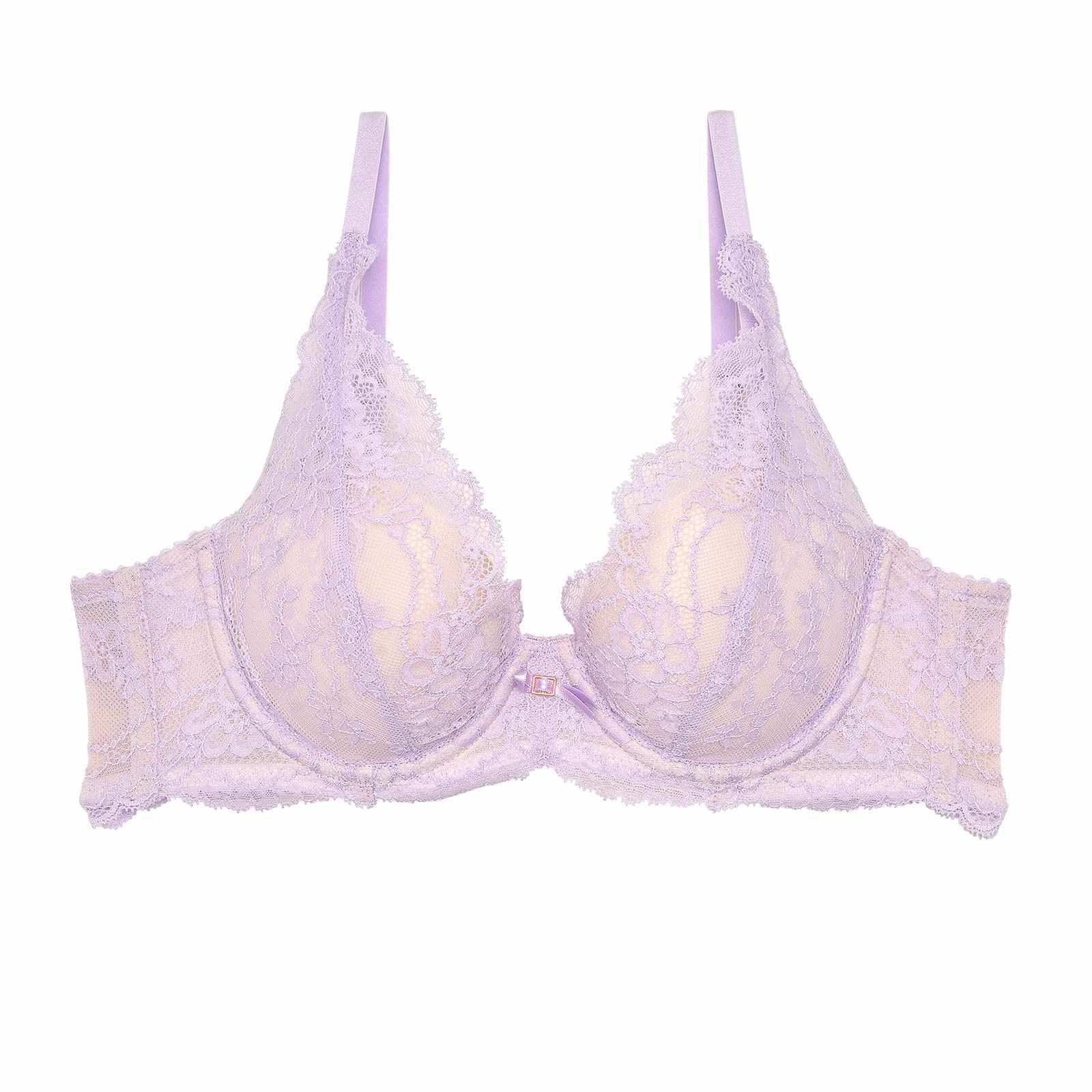 【ダレノガレ明美プロデュース/GARRONE】Ballerina Lace Bra バレリーナレースブラ/ LAVENDER