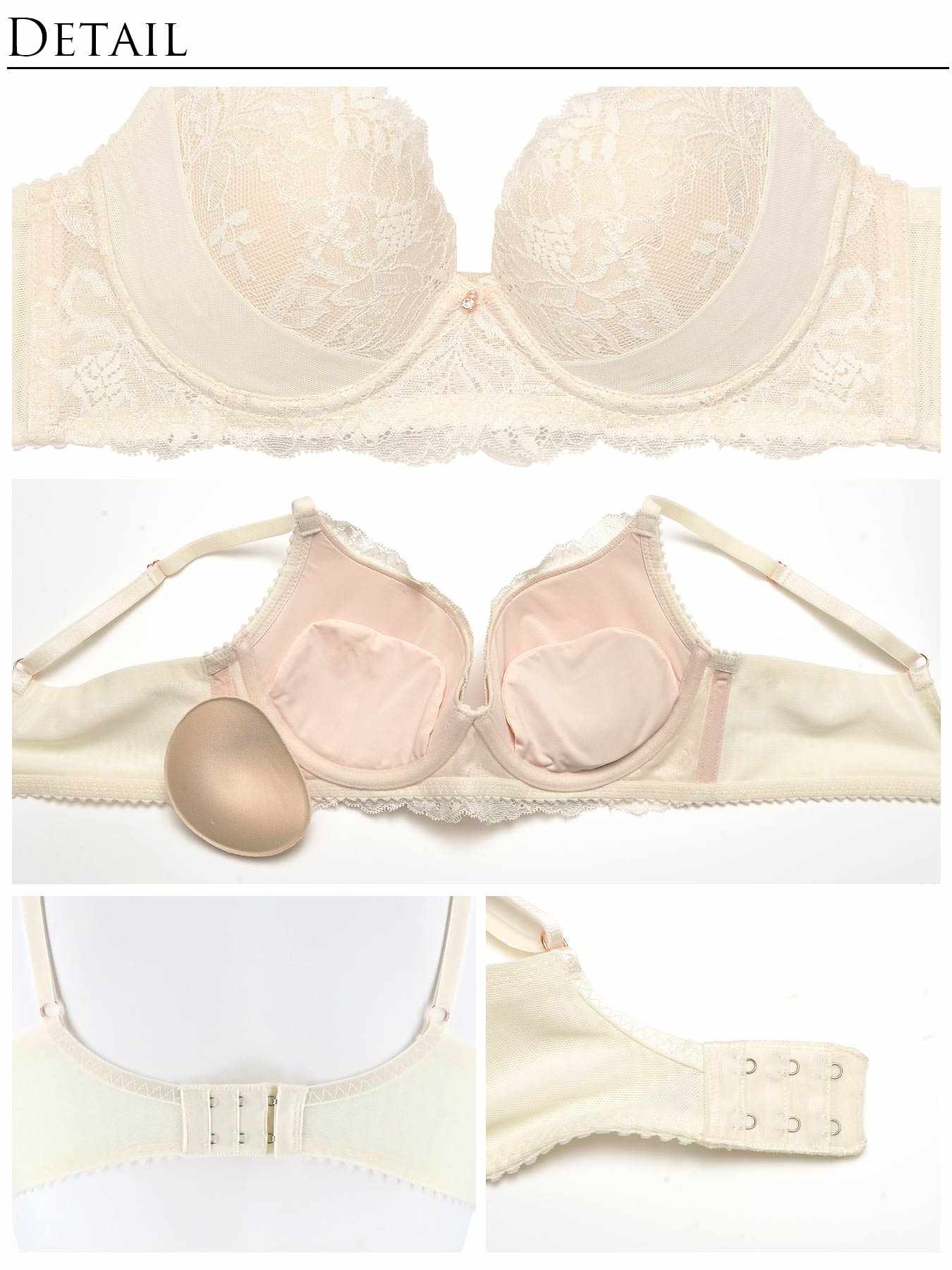 【ダレノガレ明美プロデュース/GARRONE】Masquerade Luxury Bra マスカレードラグジュアリーブラ / IVORY