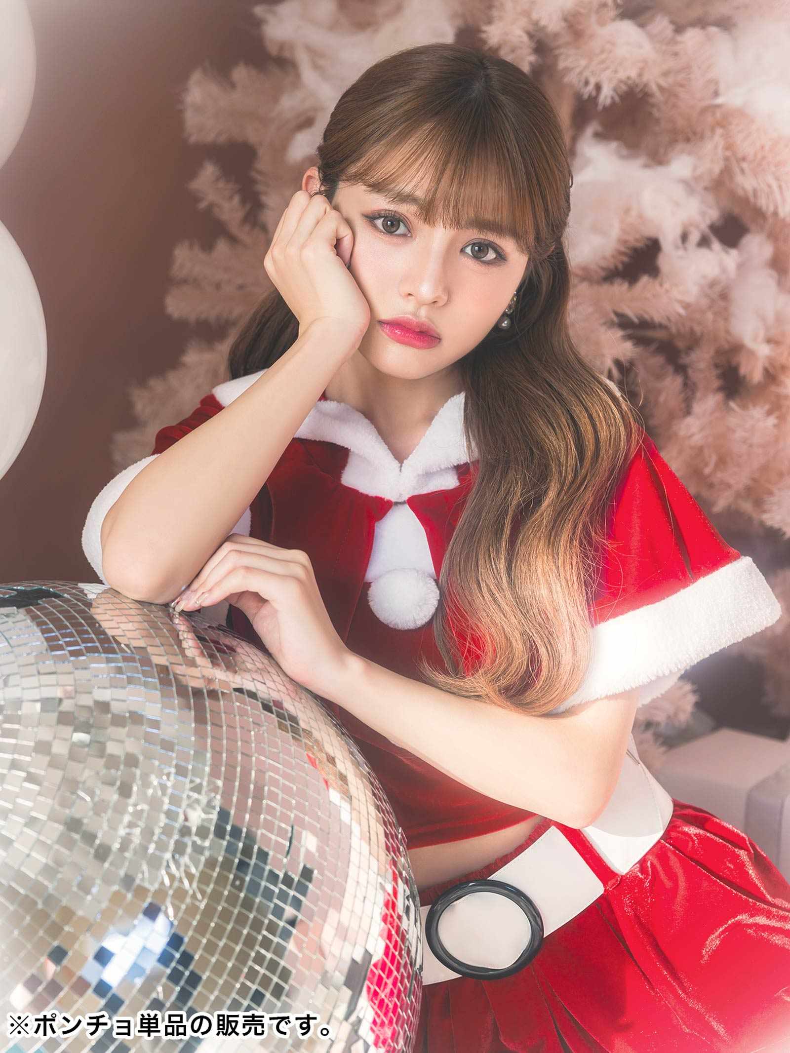 サンタ猫耳ポンチョ単品 【2023クリスマス/コスプレ】