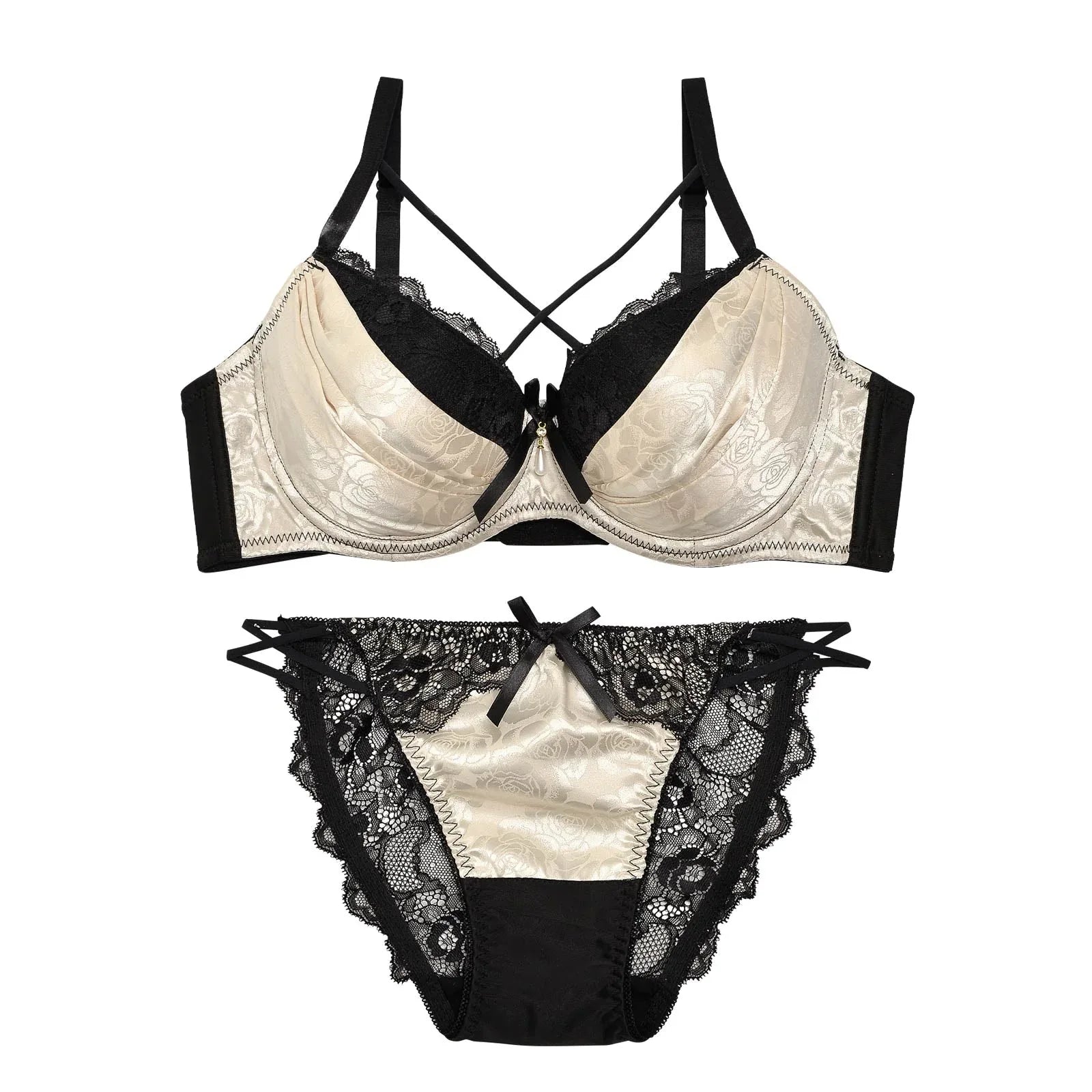 1/20再販!【三上悠亜着用】グロリアローズブラジャー＆バック透けフルバックショーツ - 【公式】247Lingerie