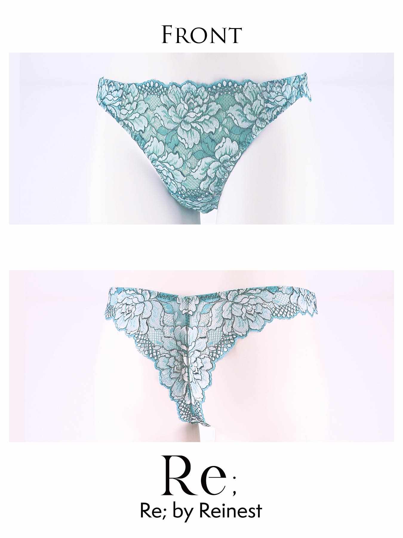 【Re；by Reinest】DIVA BRA series Luxury Lacy T-back / ラグジュアリーレーシィ単品Tバックショーツ